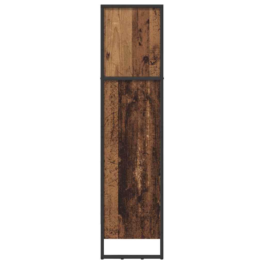 Bücherregal 2 pcs Schwarz Eichen-Optik 60 x 30 x 189,5 cm
