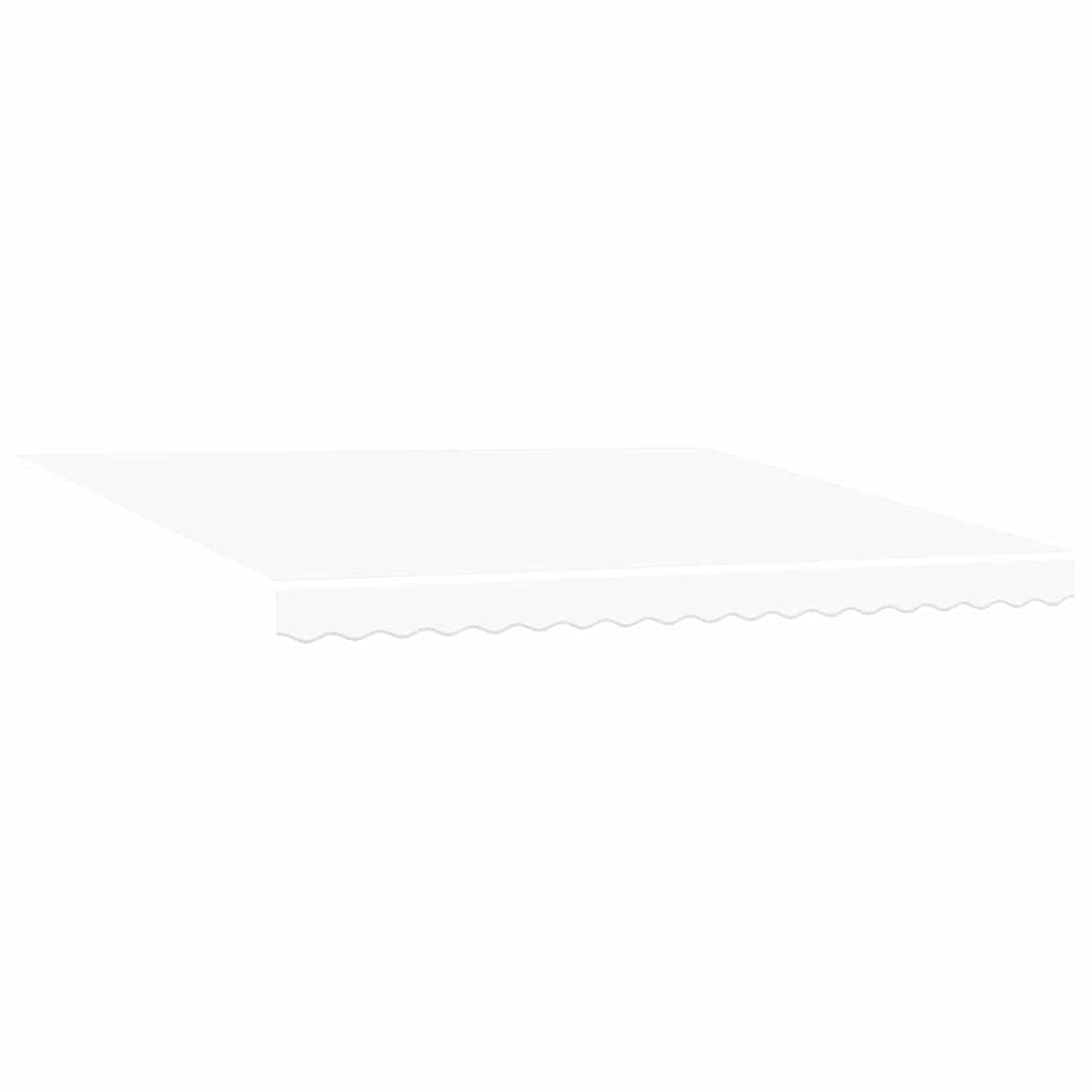 Markise Manuell Einziehbar mit LED 300x250 cm Blau und Weiß