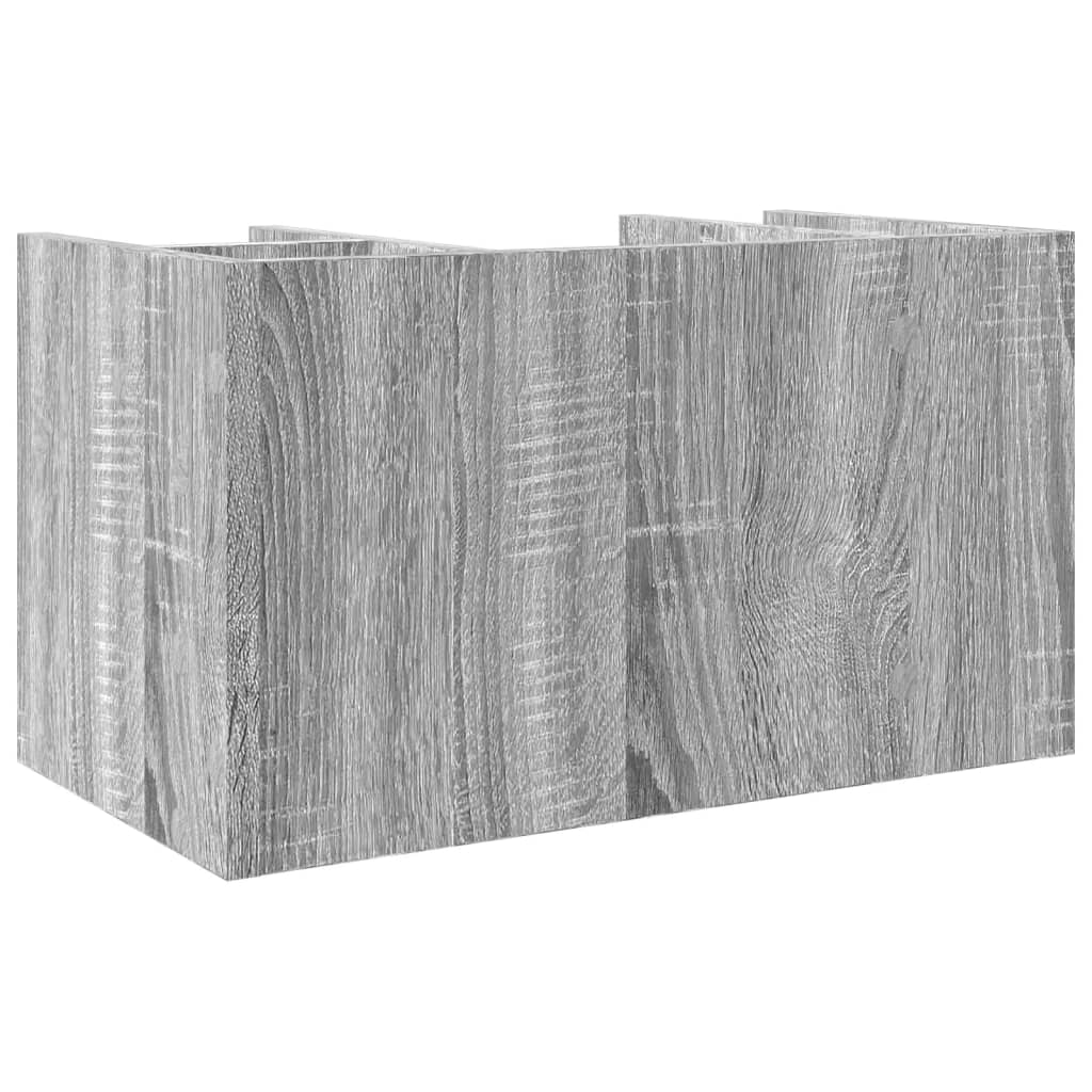 Schreibtisch-Organizer Weiß 44,5x24x25 cm Holzwerkstoff