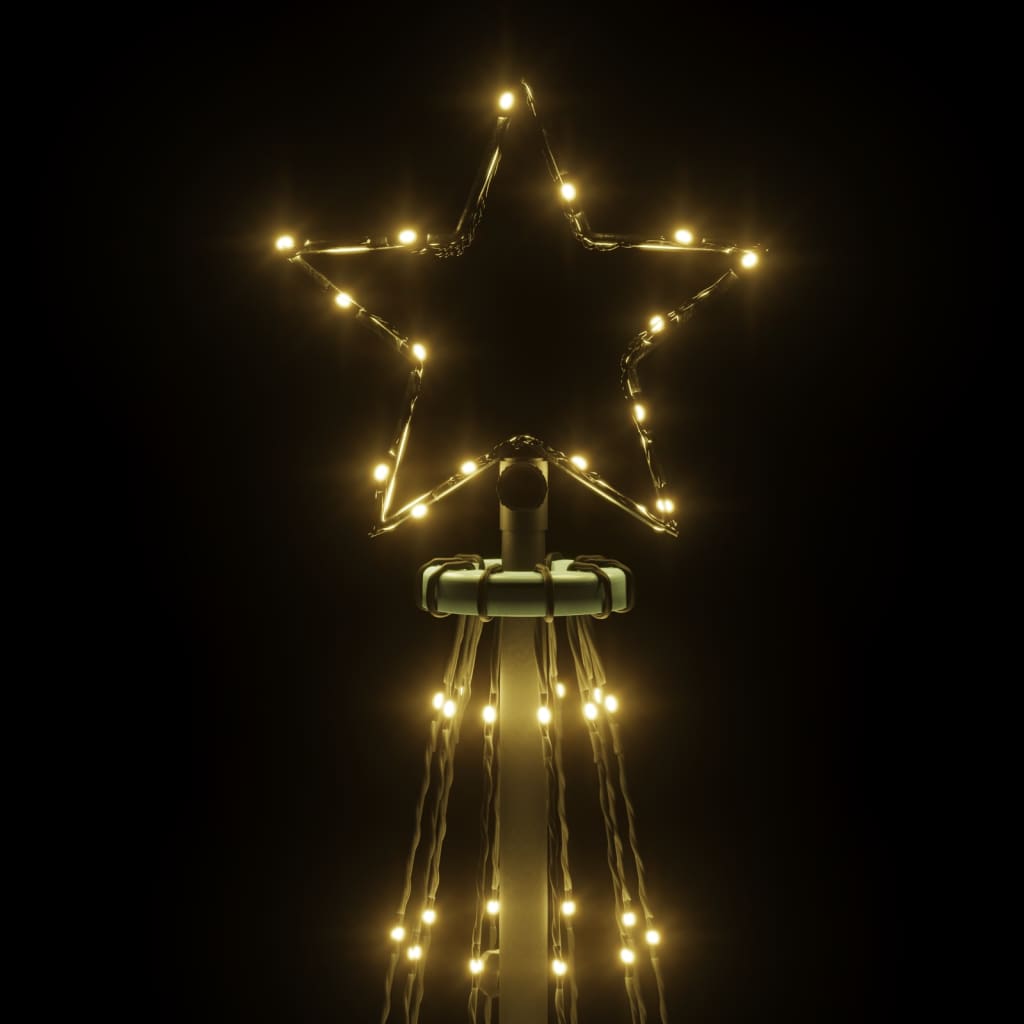 LED-Weihnachtsbaum mit Erdnägeln Mehrfarbig 310 LEDs 300 cm