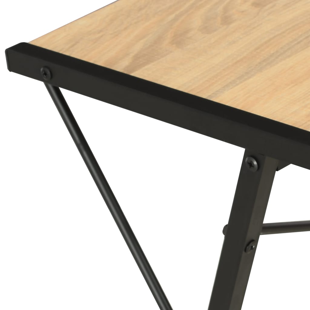 Schreibtisch mit Regal Weiß 116×50×93 cm