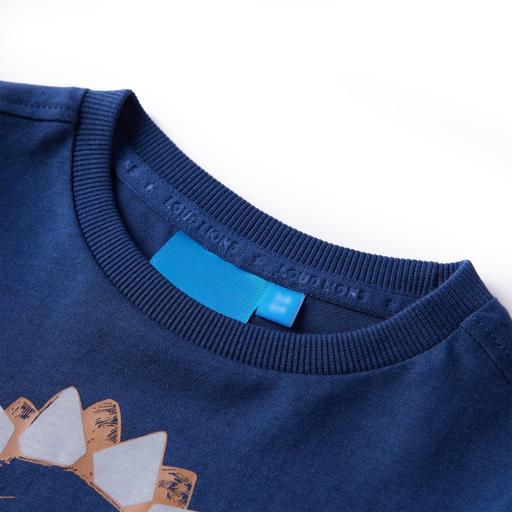 Kinder-Langarmshirt Dunkelrot 116
