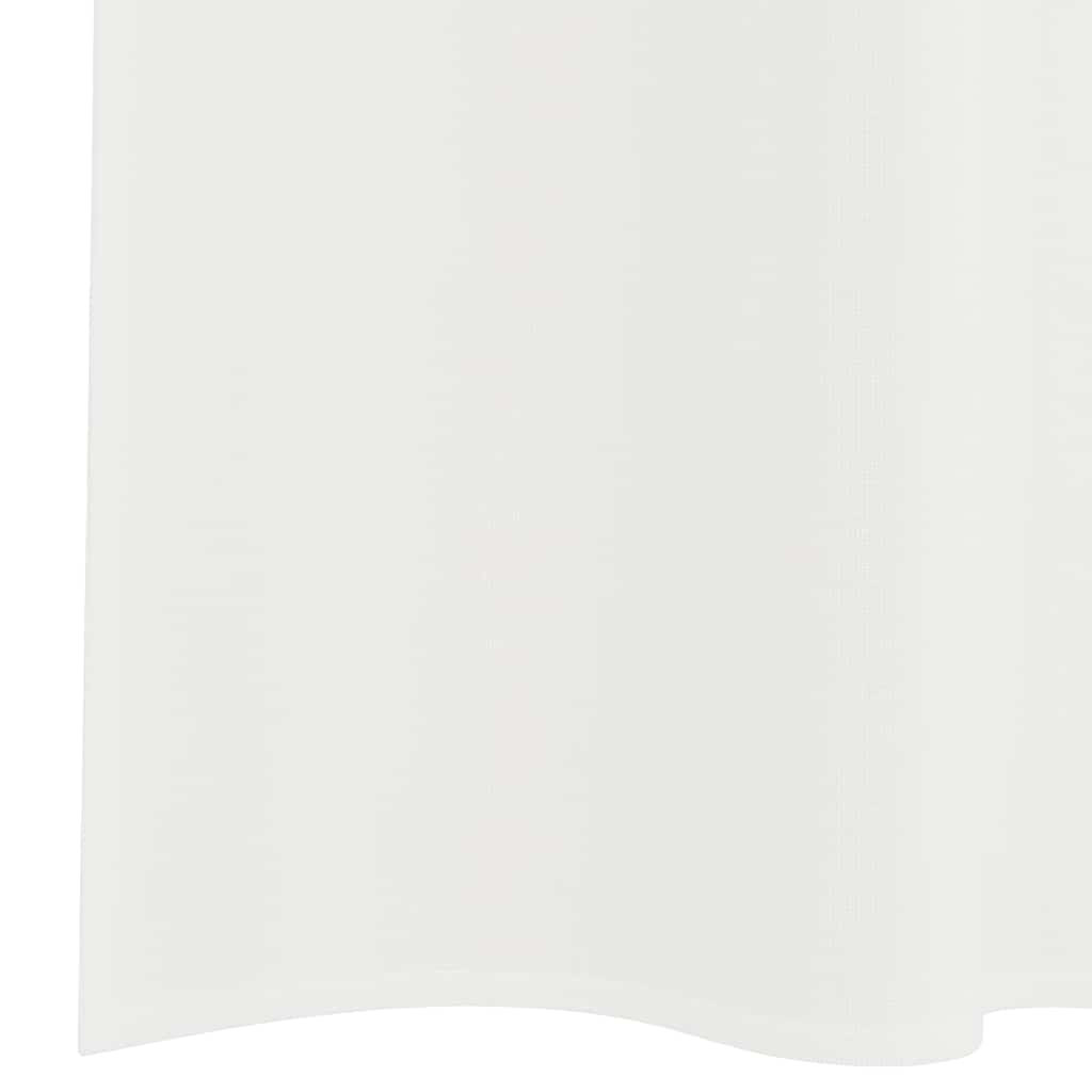 Voile Vorhänge mit Ösen 2 Stk. Apfelgrün 140x140 cm