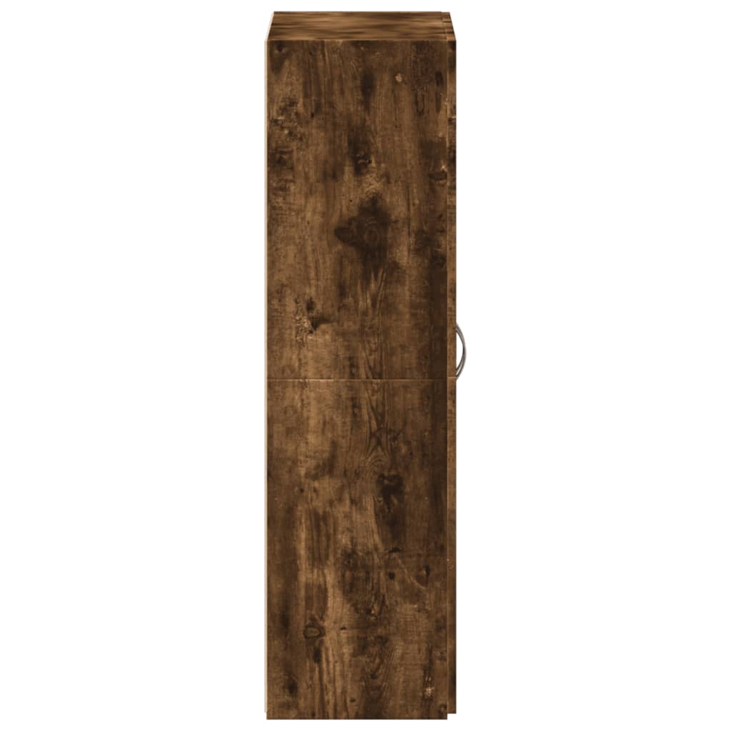 Aktenschrank Weiß 60x32x153 cm Holzwerkstoff