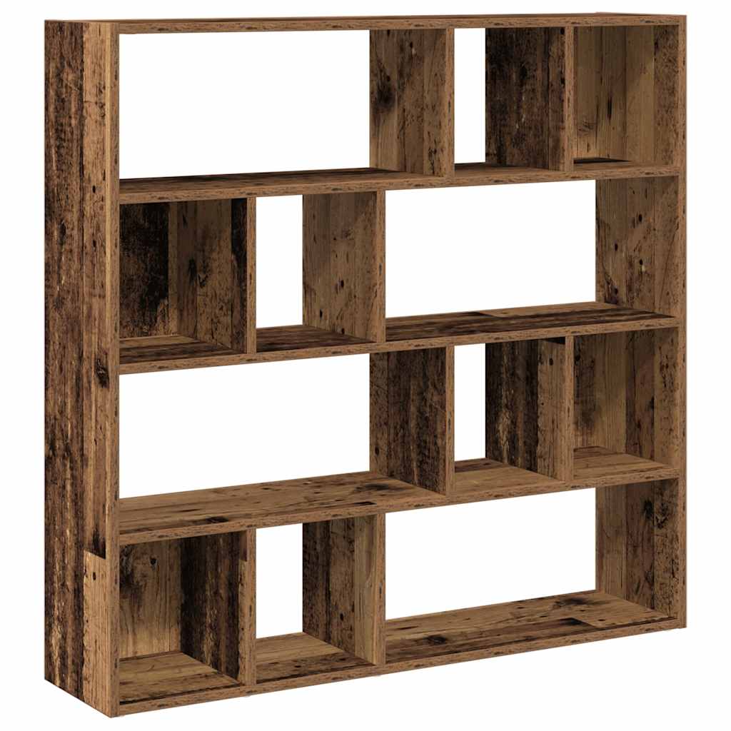 Bücherregal/Raumteiler Weiß 105x24x102 cm
