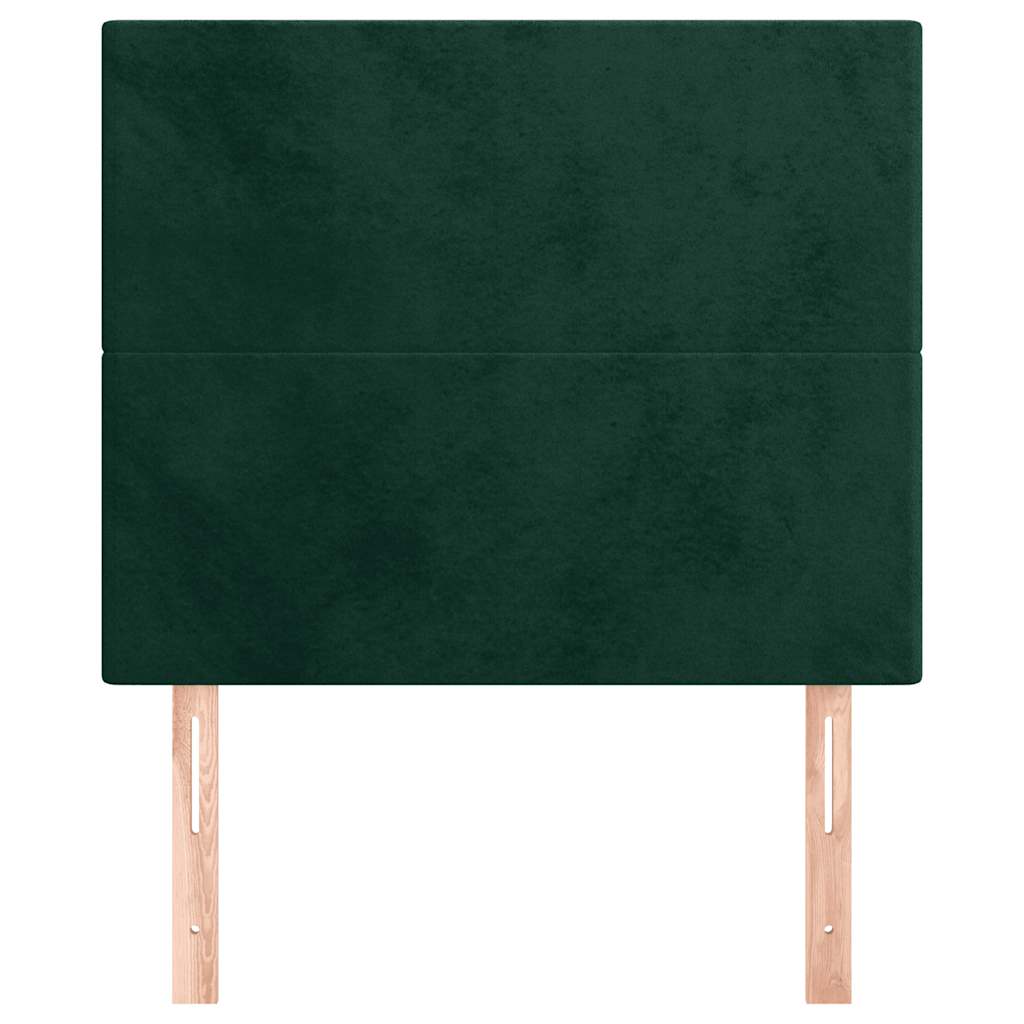 Kopfteil Hellgrau 80x5x118/128 cm Samt