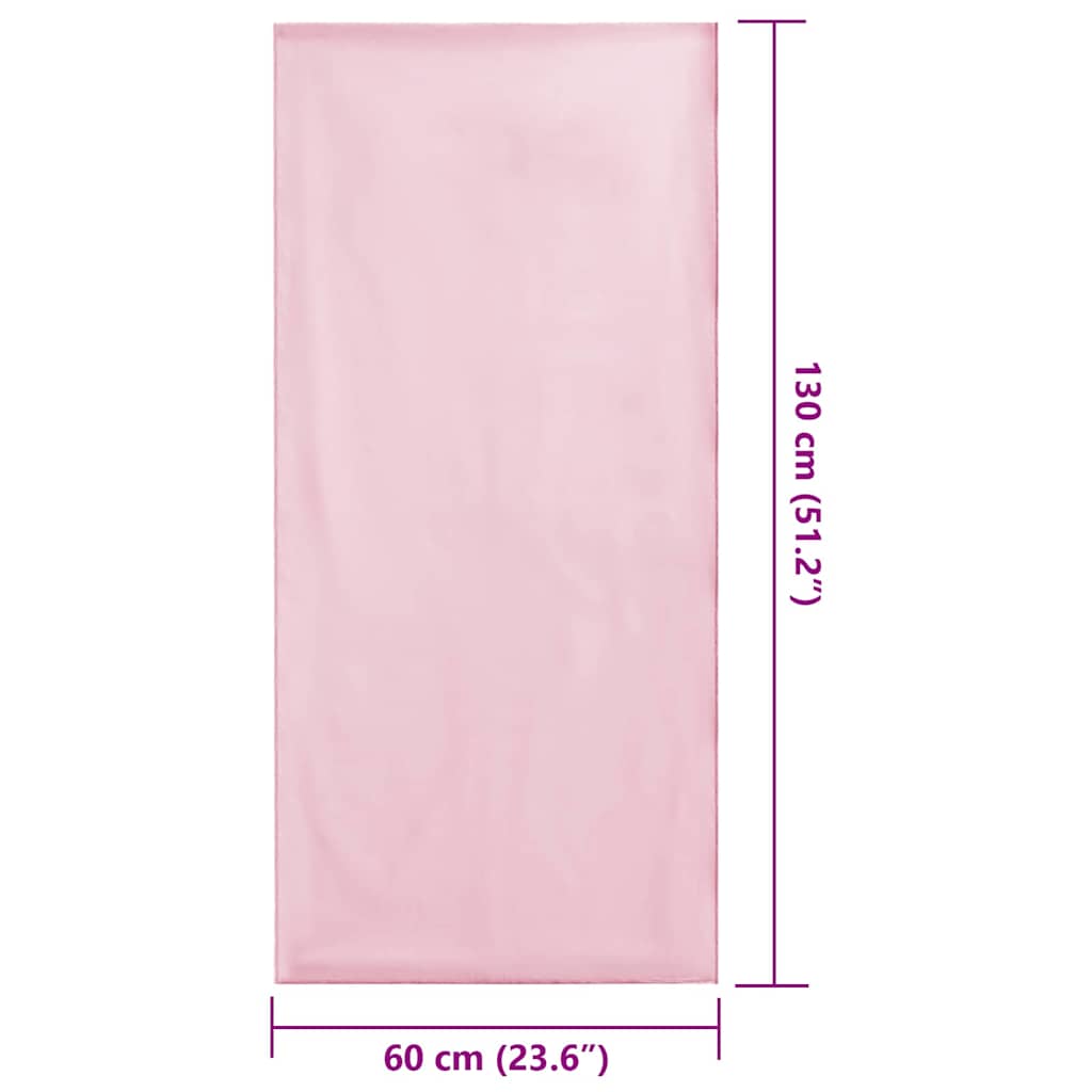 Außenstuhl Handtücher 2 pcs Schwarz 130 x 60 cm