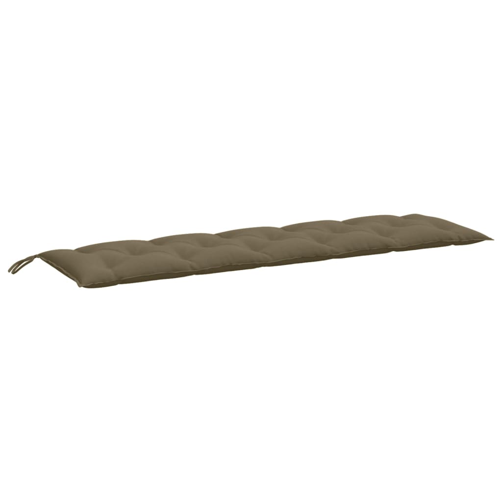 Gartenbank-Auflagen 2 Stk. Melange Anthrazit 100x50x7 cm Stoff