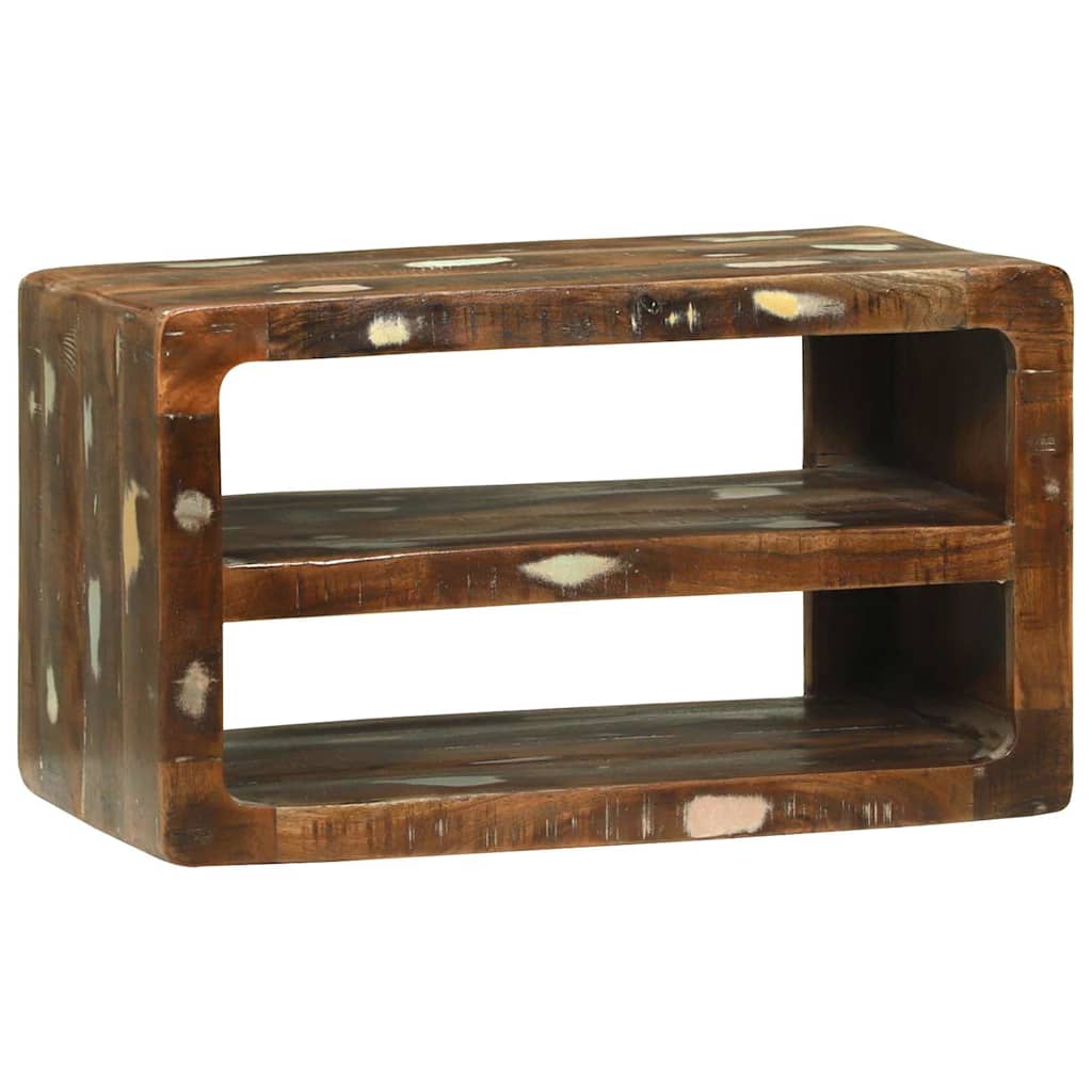 TV-Schränk mit Regal Braun 60 x 32 x 36 cm Massivholz Mango