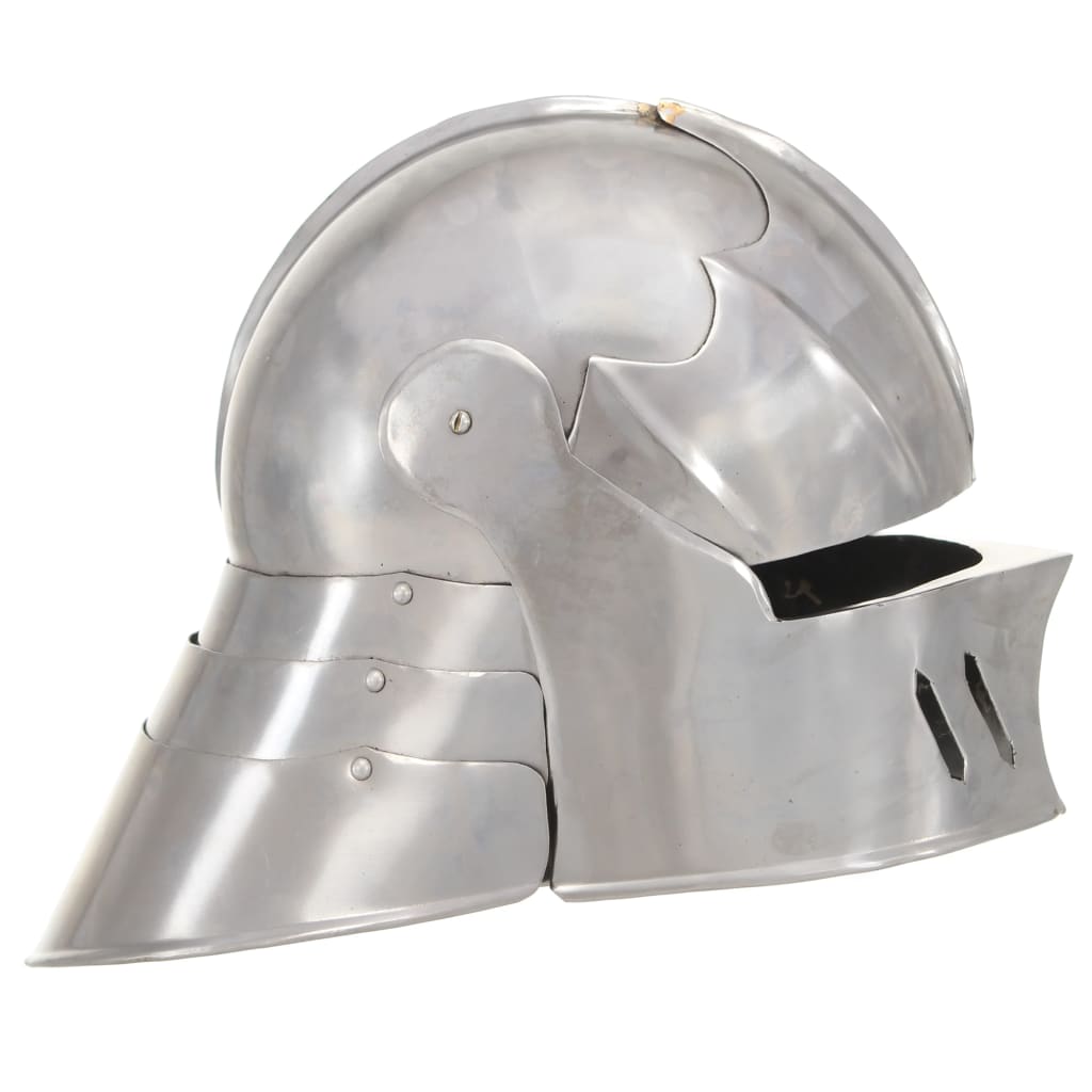 Preußische Pickelhaube Antik Replik für LARP Schwarz Stahl