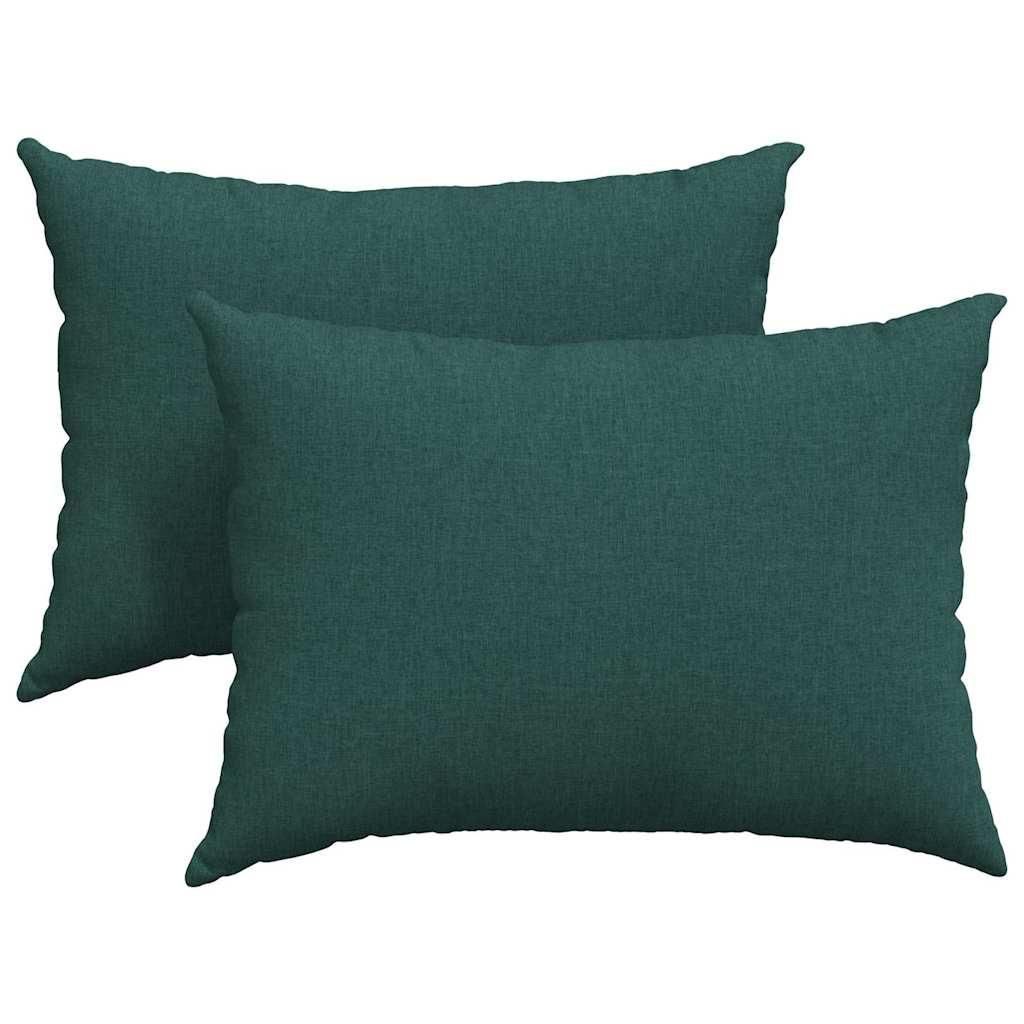 Sofakissen 2 pcs Hellgrau 50 x 30 cm Stoff