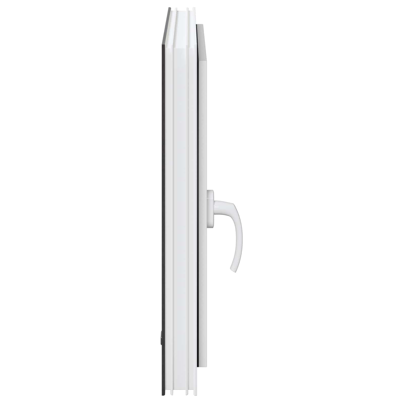 Kellerfenster RISOR 50 x 50 cm PVC und Glas Weiß