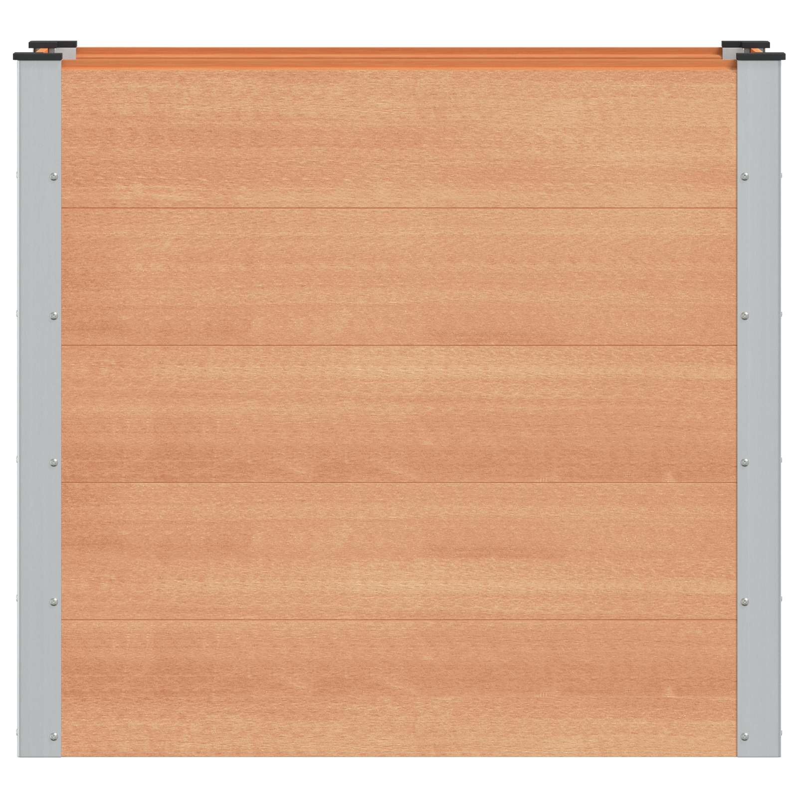 Garten-Hochbeet 200x50x54 cm WPC Grau