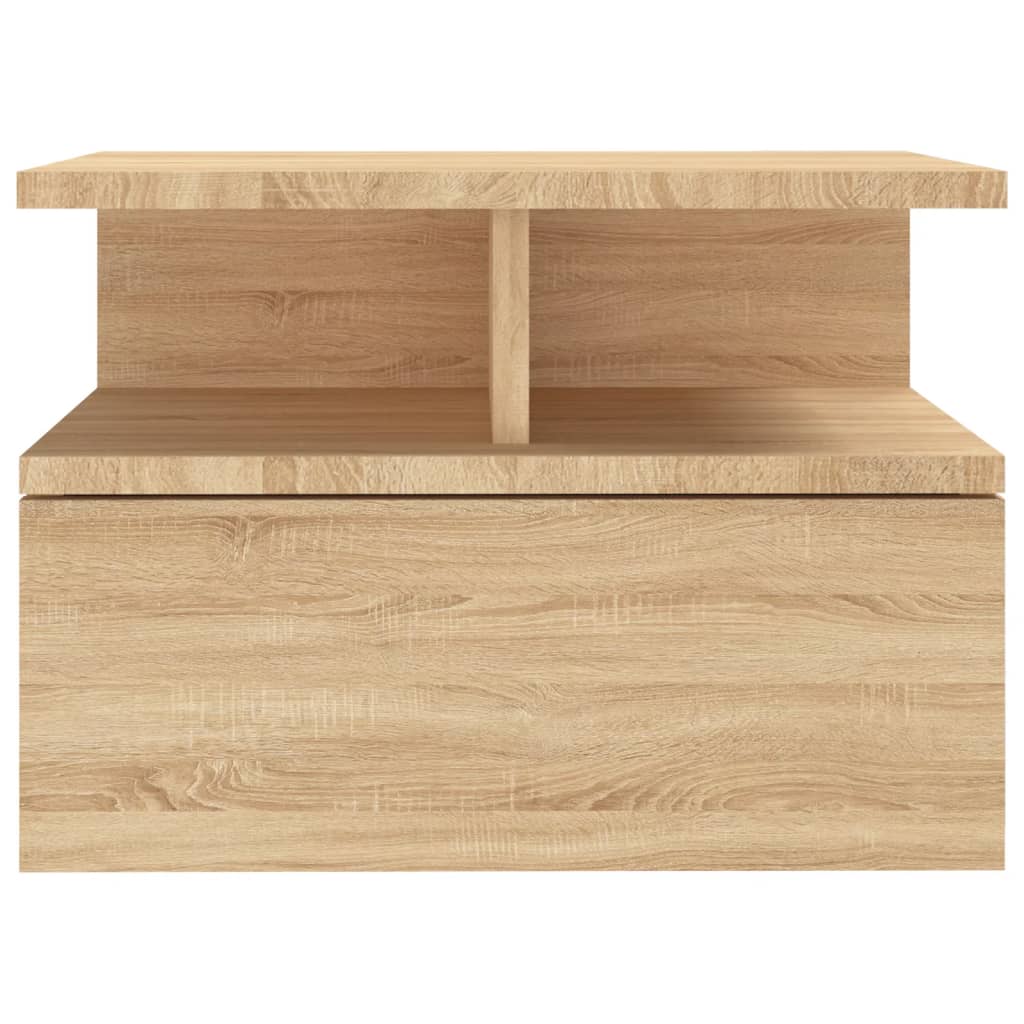 Hängender Nachttisch Weiß 40x31x27 cm Holzwerkstoff