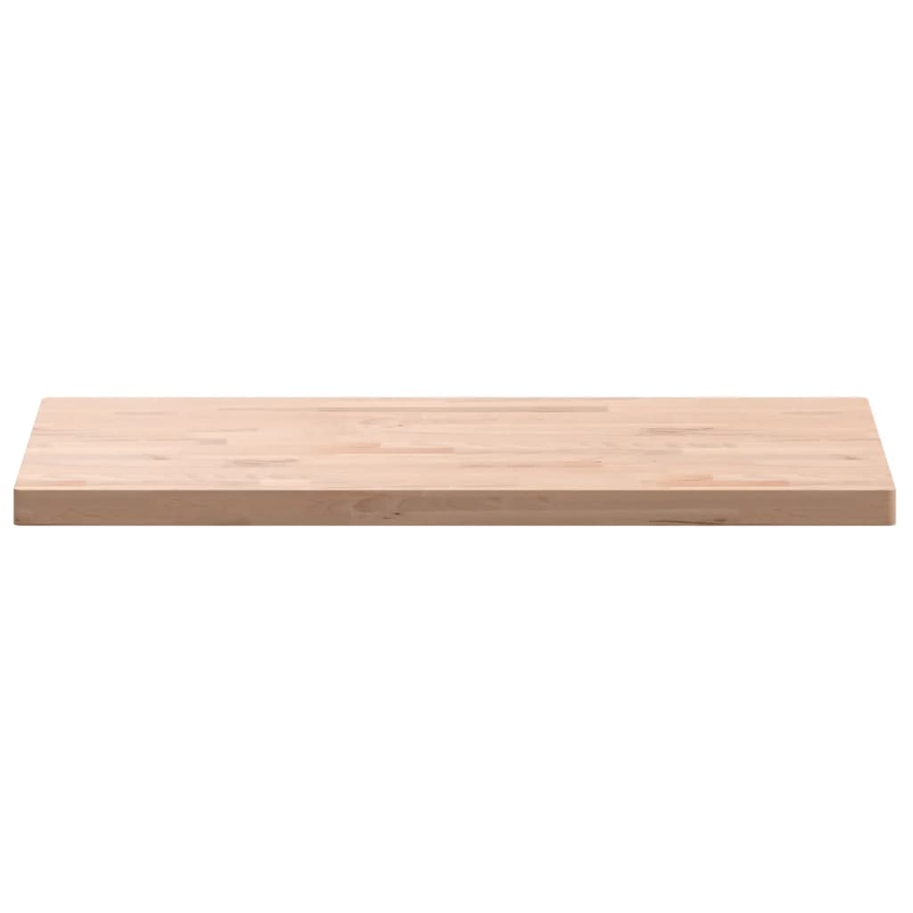Tischplatte 80x40x1,5 cm Rechteckig Massivholz Buche