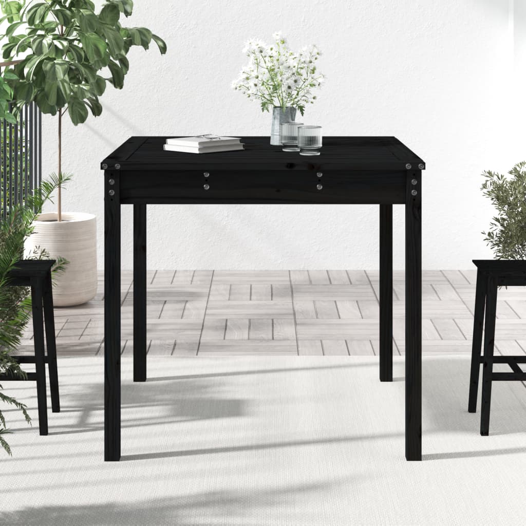 Gartentisch 82,5x82,5x76 cm Massivholz Kiefer