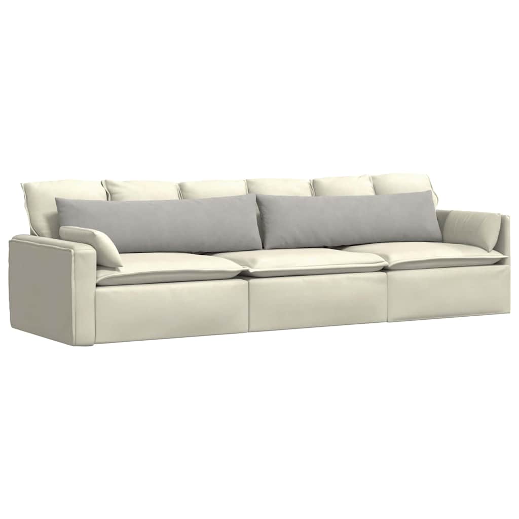 Sofakissen 2 Stück Taupe 50 x 30 cm Stoff