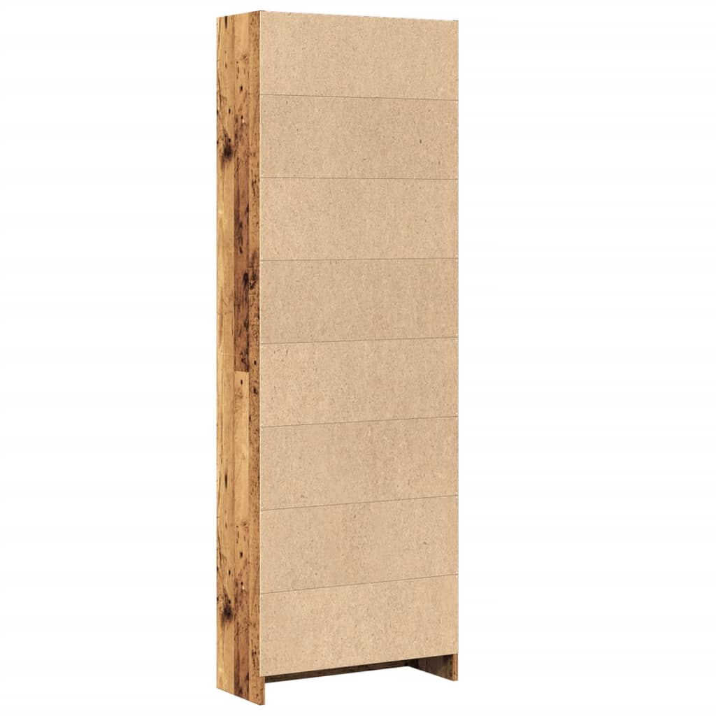 Bücherregal Weiß 40x24x75 cm Holzwerkstoff