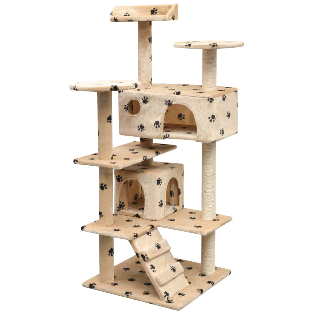 Katzen-Kratzbaum Sisal 125 cm Beige