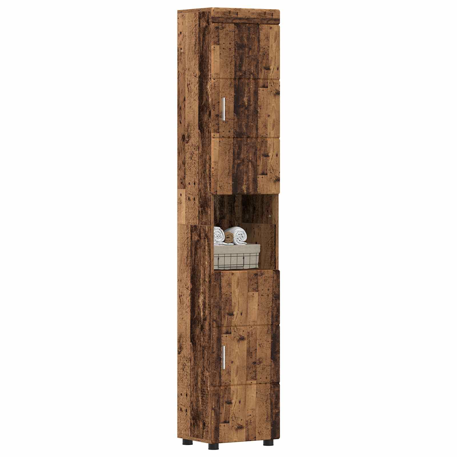 Badezimmermöbel-Set TULUM 2 pcs Weiß 60 x 34 x 63 cm