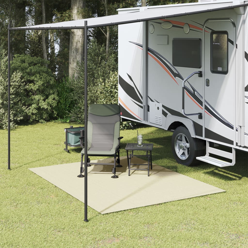 Zeltteppich Anthrazit 4x2 m