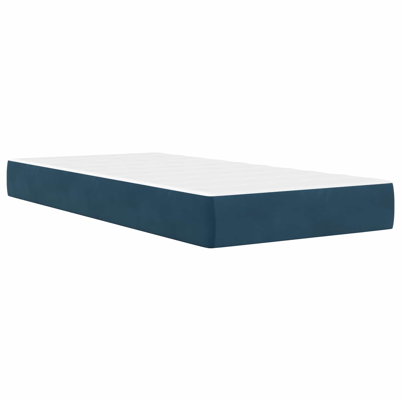 Bettgestell mit Matratze mit Kopfteil Hellgrau 80 x 200 cm Samt