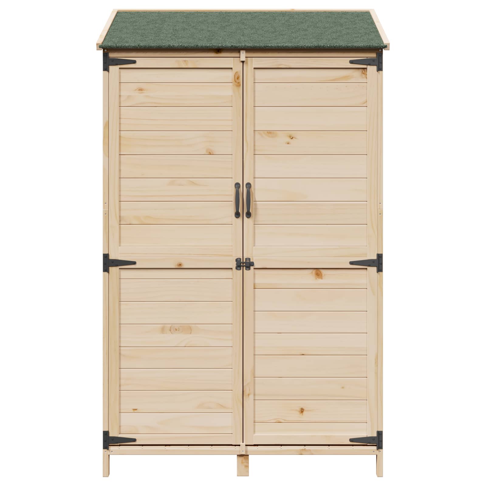Gartenschuppen Natur 59 x 56 x 113,5 cm Massivholz aus Fichte