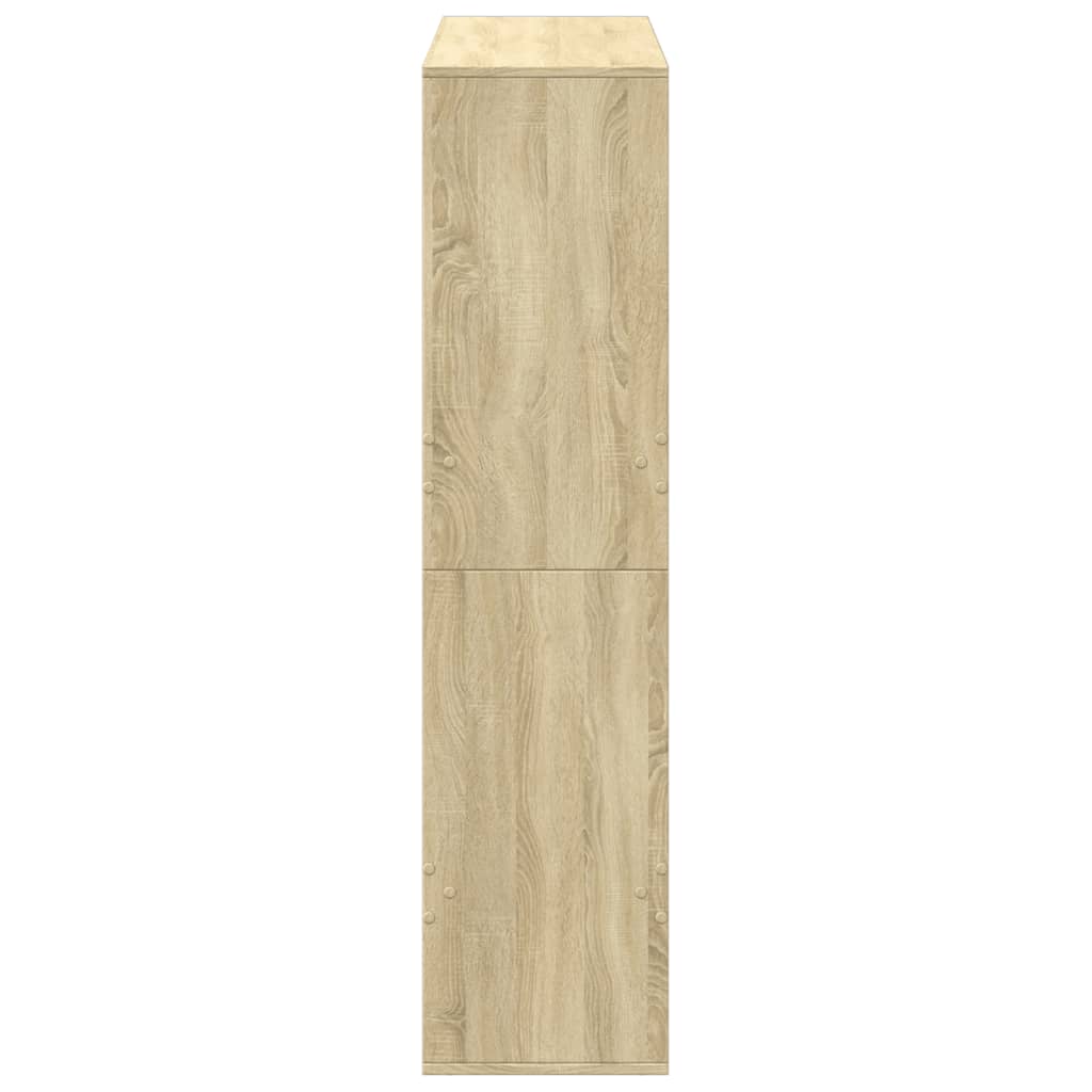 Bücherregal Weiß 100x33x135 cm Holzwerkstoff