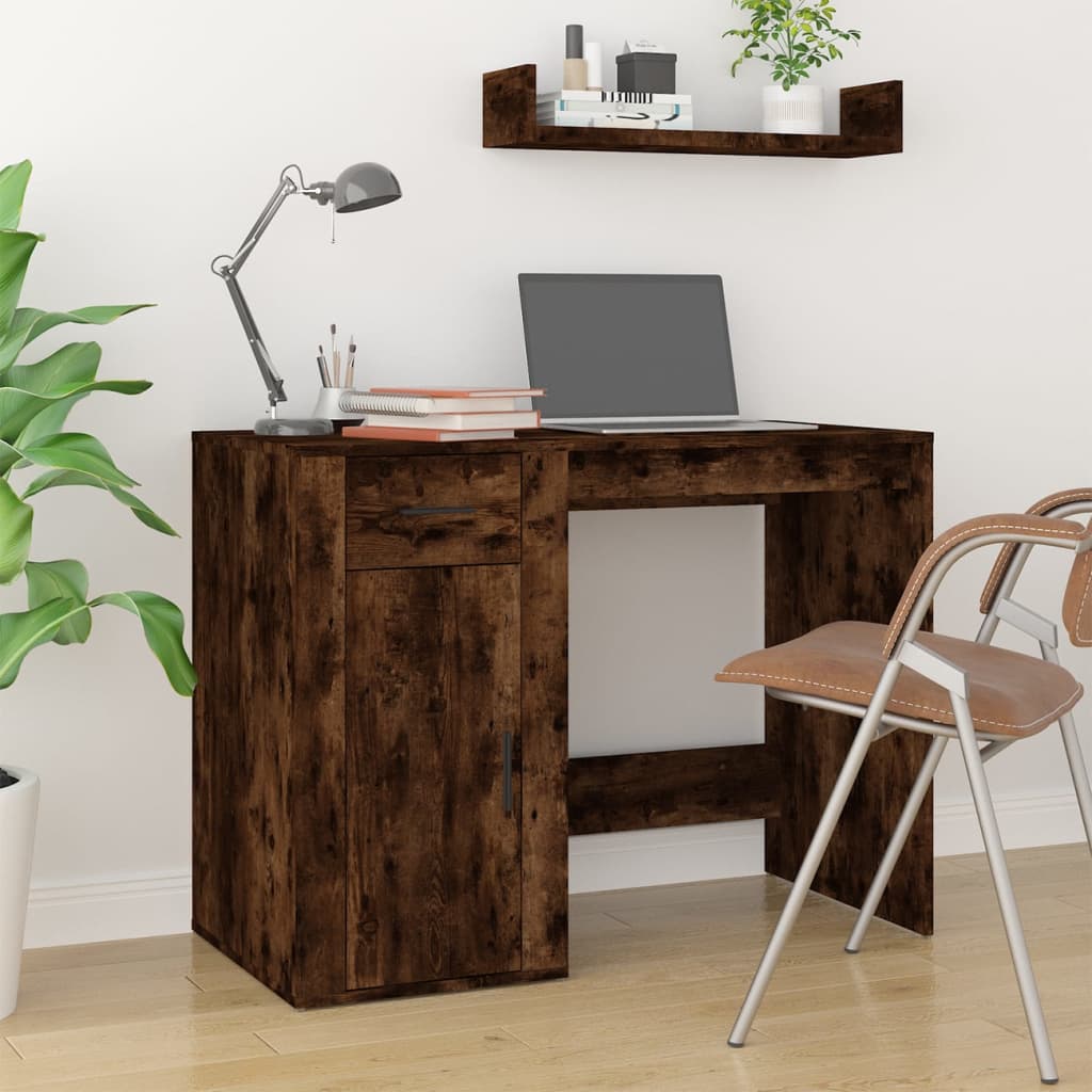 Schreibtisch Weiß 100x49x75 cm Holzwerkstoff