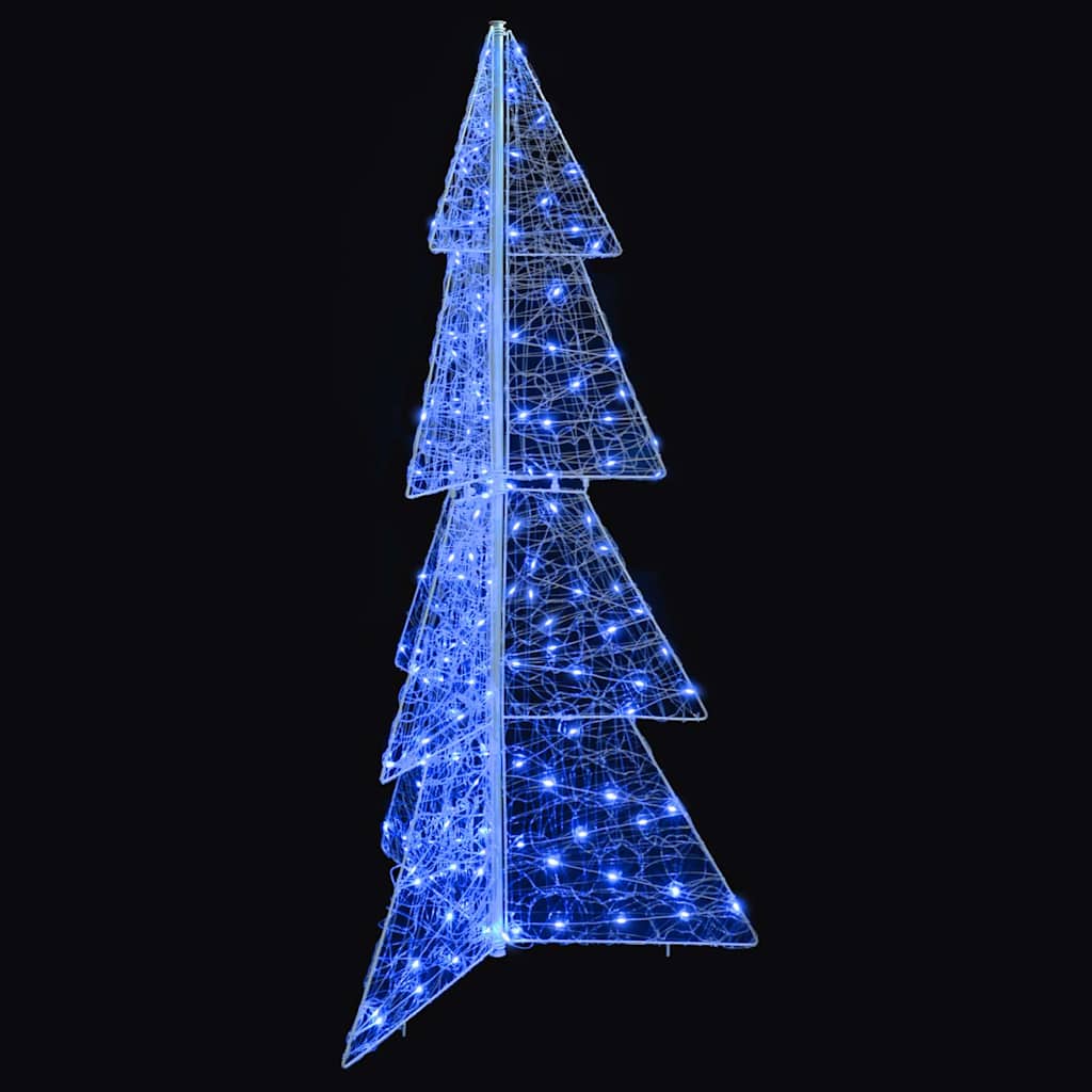 Weihnachtsbaum mit 100 LEDs Warmes Weiß 120 cm Acryl