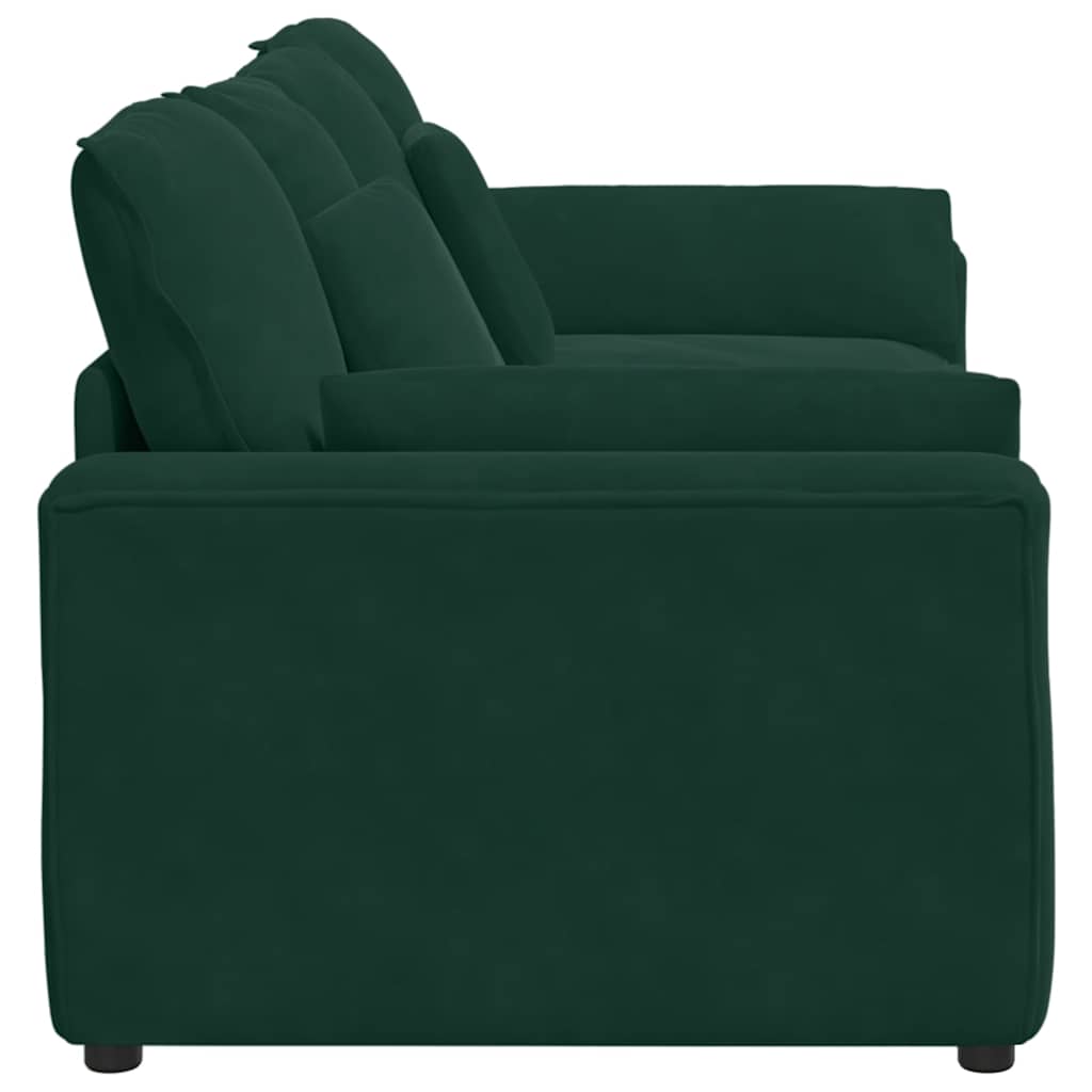 Modulares Sofa mit Kissen Blau