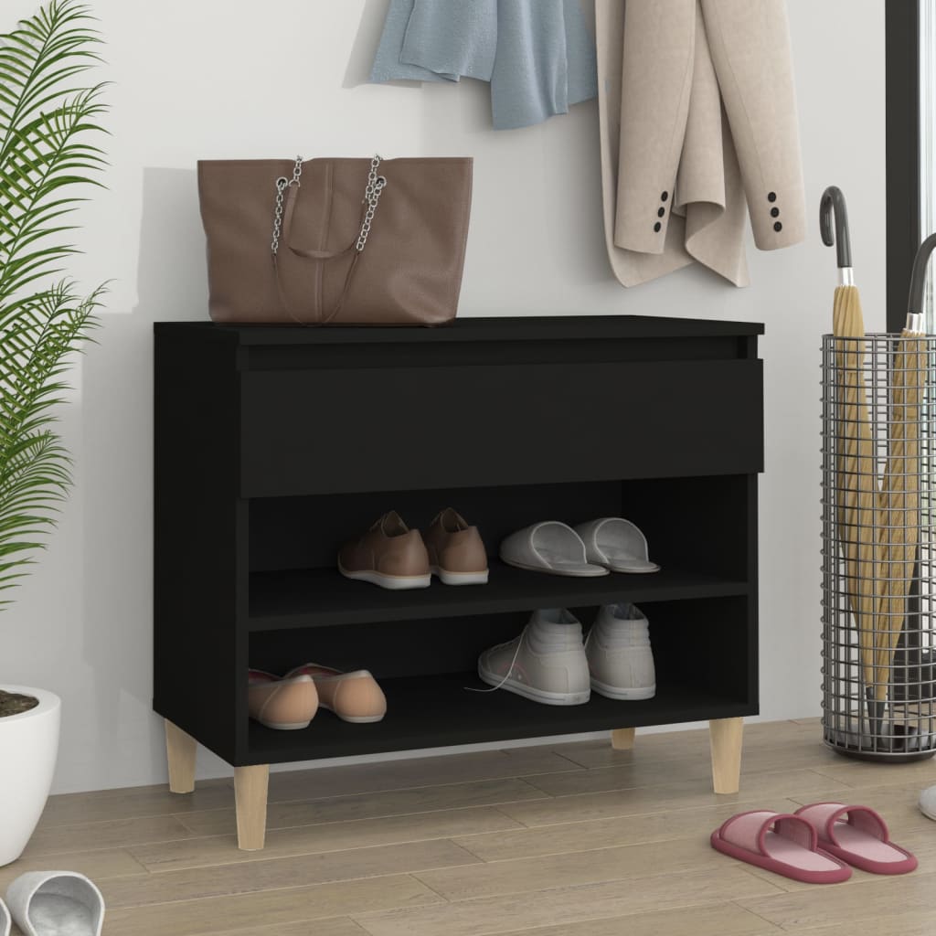 Schuhregal Weiß 70x36x60 cm Holzwerkstoff