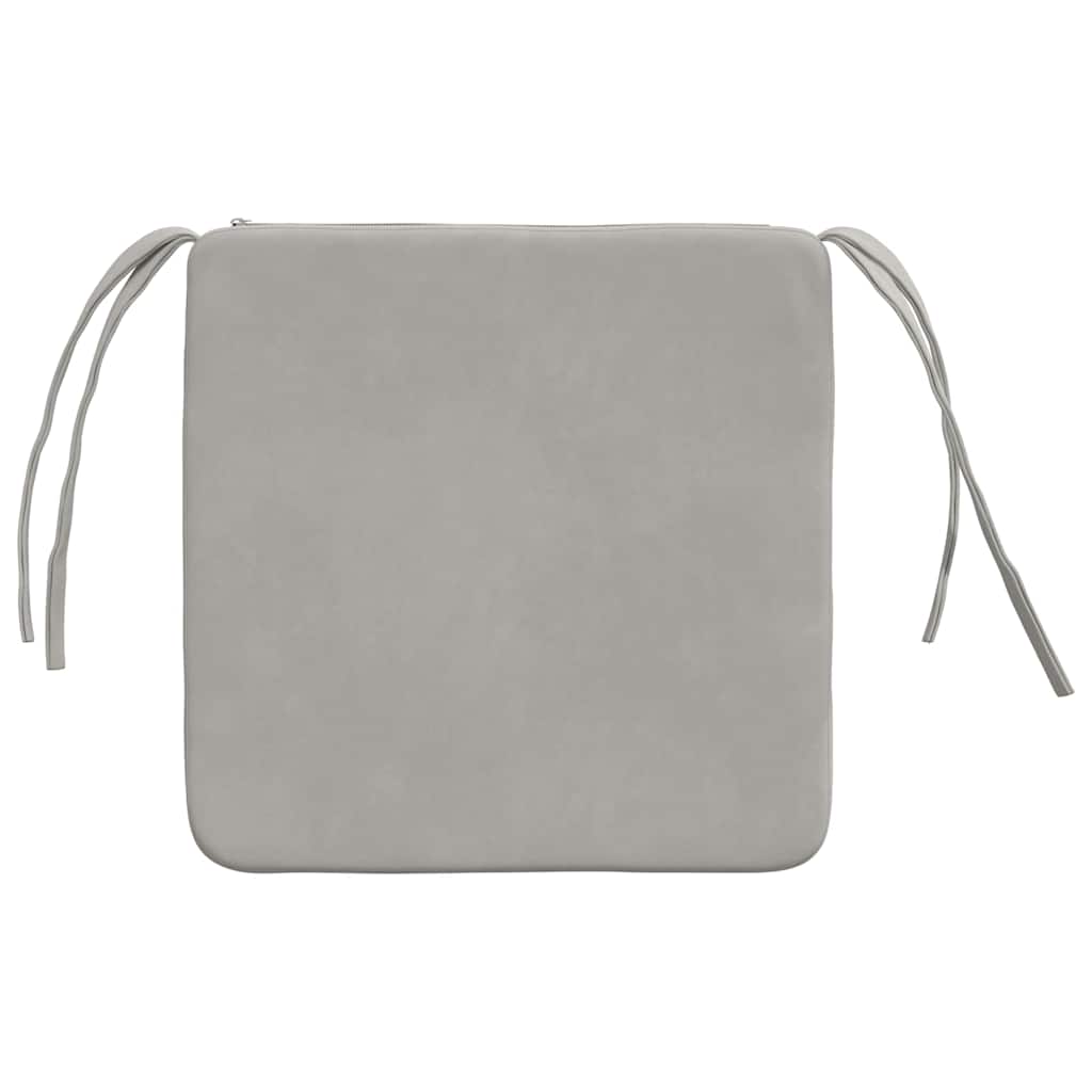 Sitzkissen 4 pcs Taupe 40 x 40 x 3 cm Mikrofaserstoff