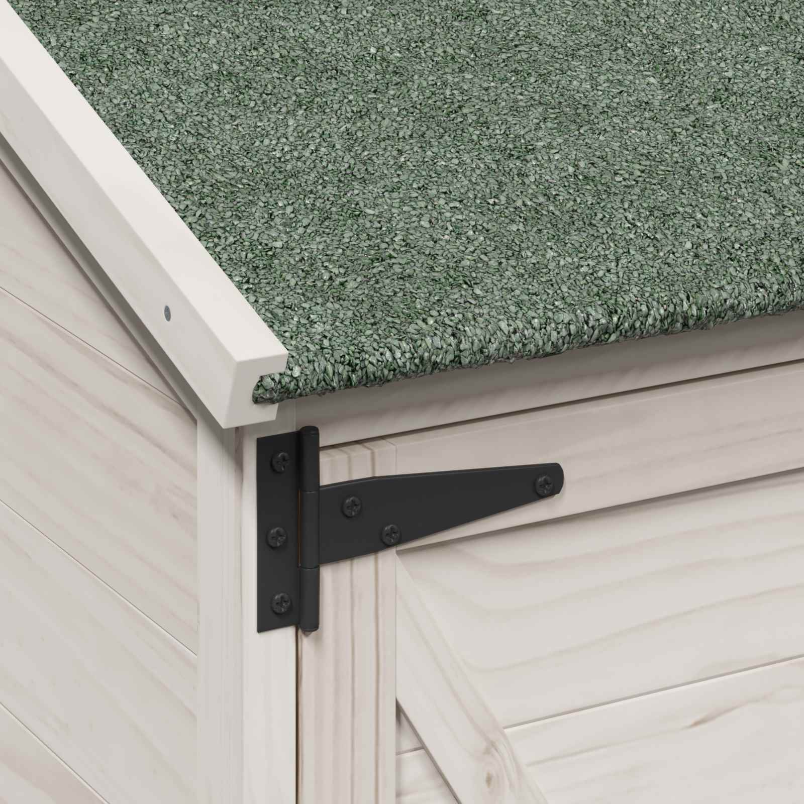 Gartenschuppen Natur 59,5 x 56 x 113,5 cm Massivholz aus Fichte