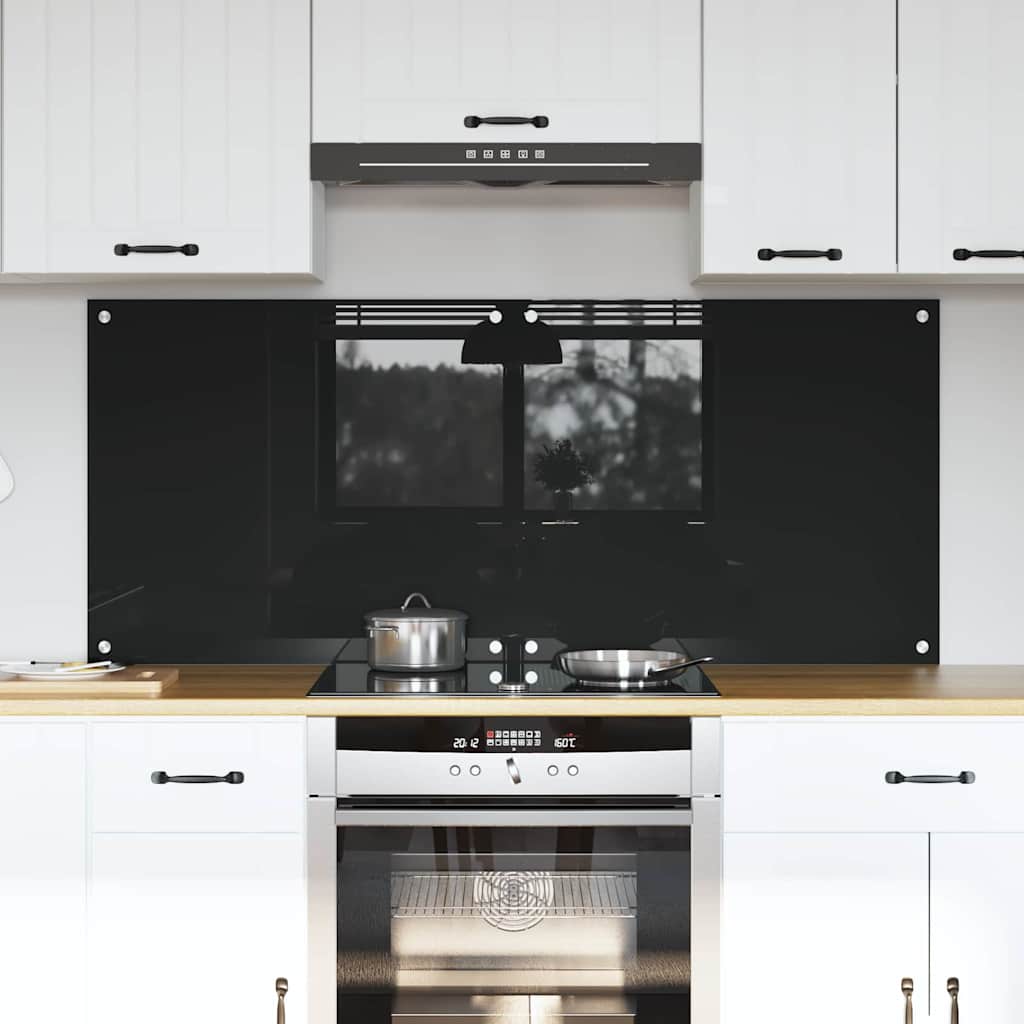 Küchenrückwand 2 pcs Weiß 70 x 40 cm Gehärtetes Glas