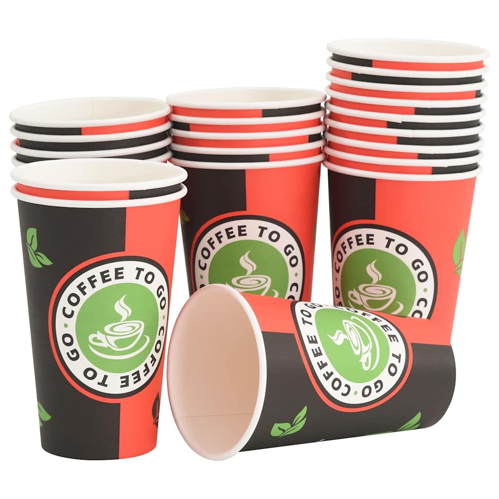 1000 Stk. Einweg-Kaffeebecher Pappe 120 ml (4 oz)
