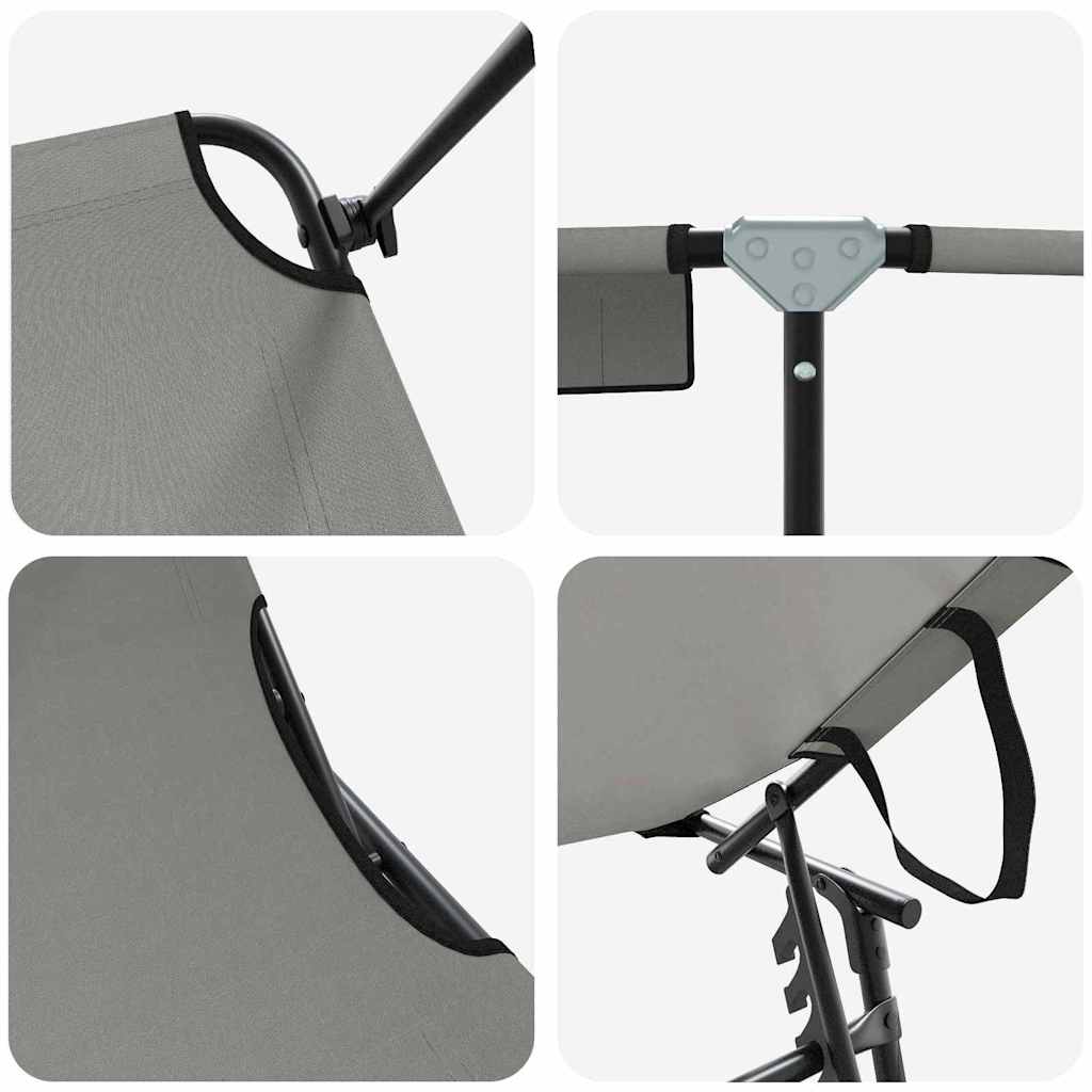 Klappbare Sonnenliege Blau 190 x 57 x 81 cm Oxford