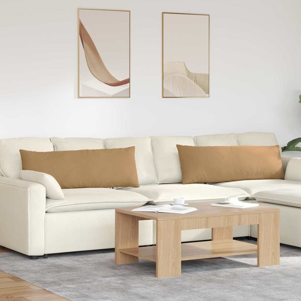 Sofakissen 2 Stück Blau 50 x 30 cm Cordstoff