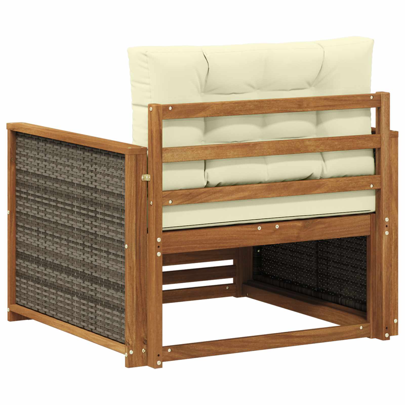 2 Stück Outdoor-Sofa Natur