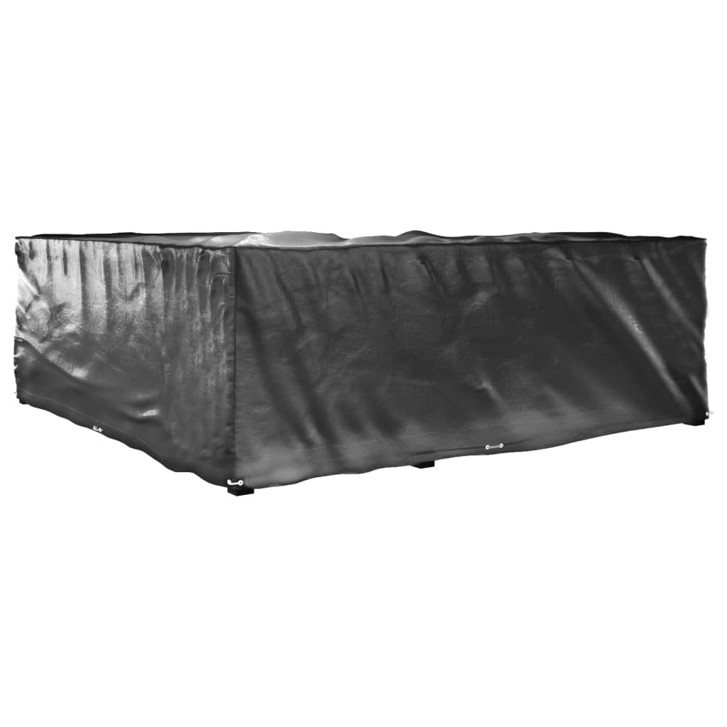 Gartenmöbel-Abdeckungen 2 Stk. L-Form 12 Ösen 250x250x90 cm