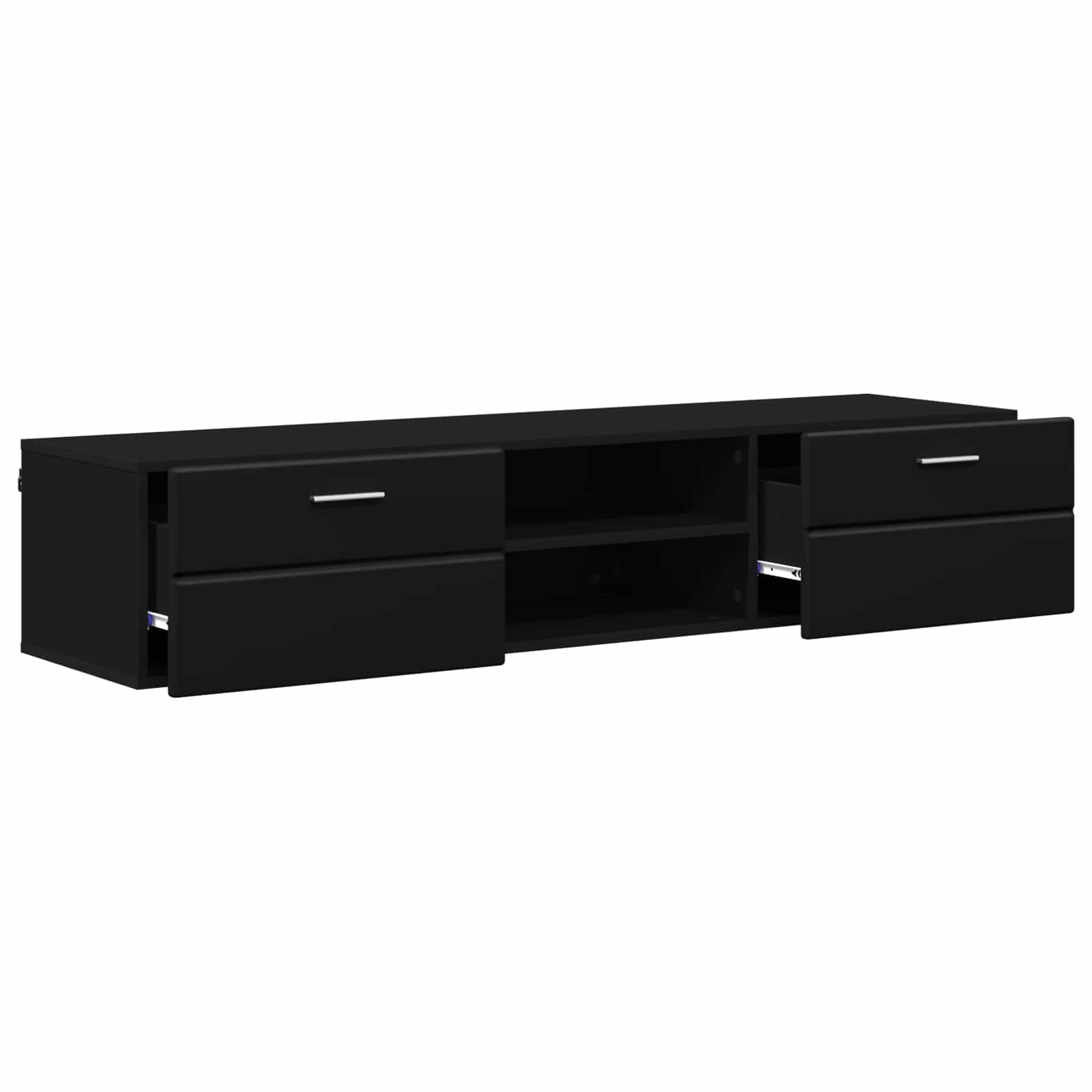 Highboard mit Regal FLORIN Weiß 60 x 35 x 182 cm Holzwerkstoff