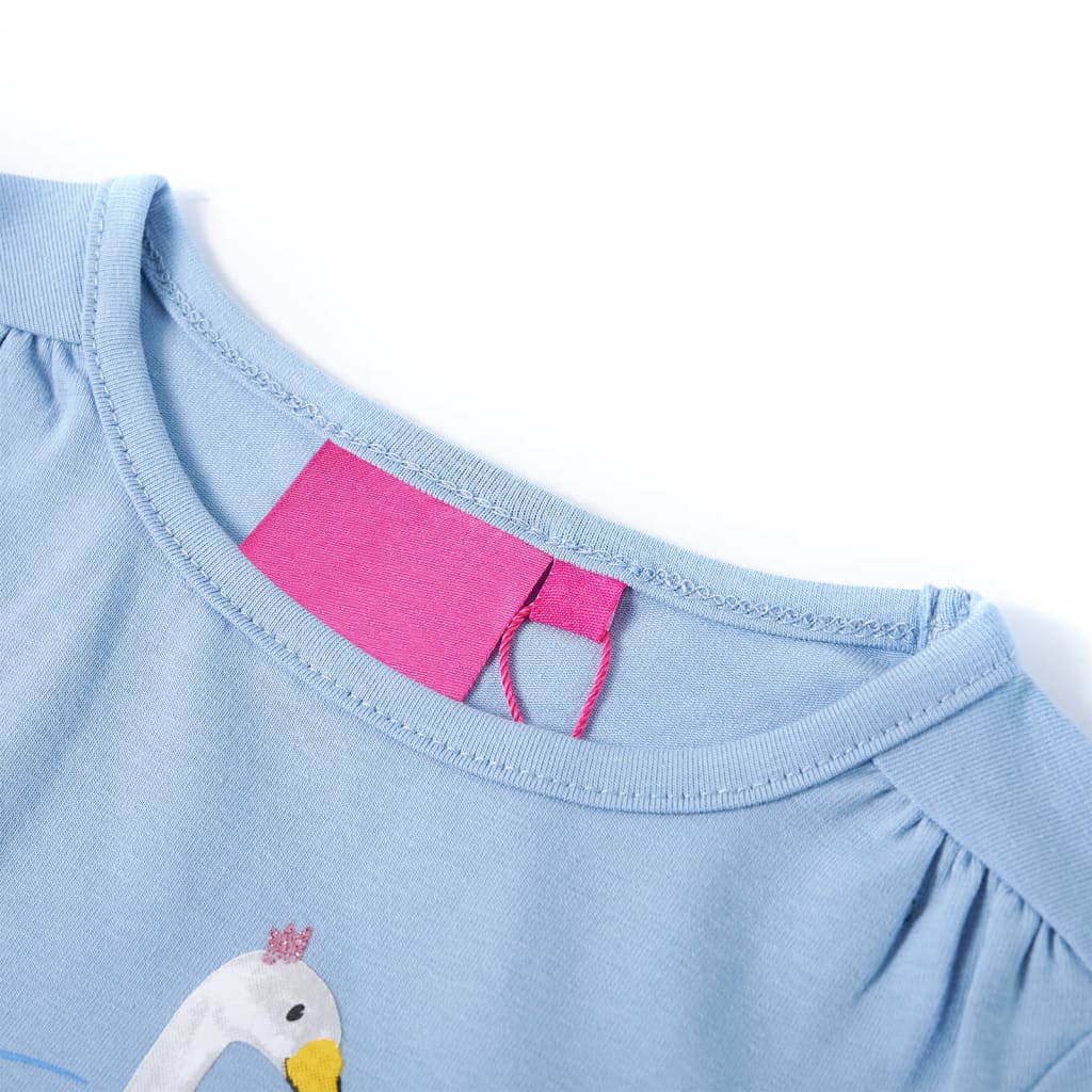 Kinder-Langarmshirt Marineblau 92