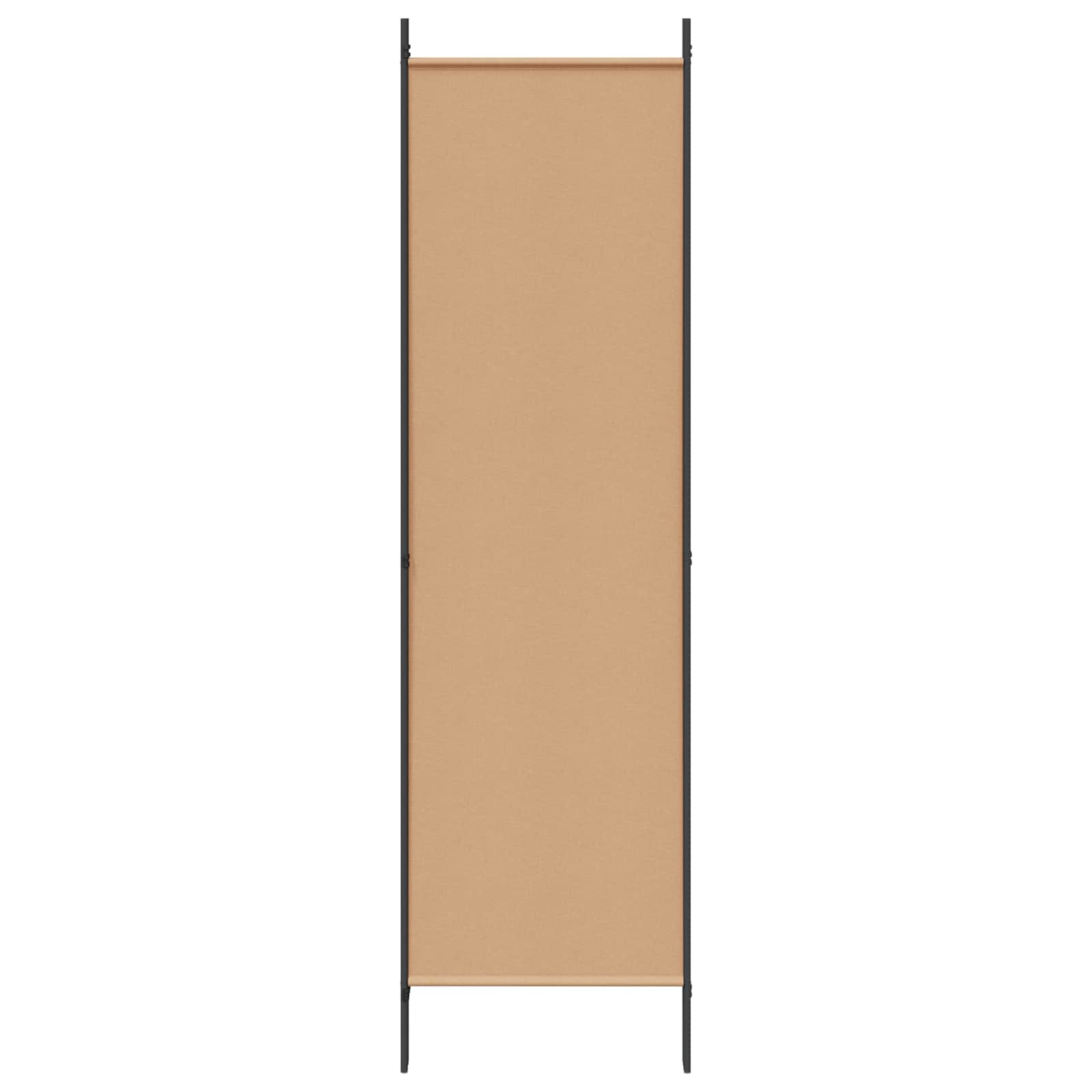 3-teiliger Raumteiler Beige 150 x 180 cm Stoff