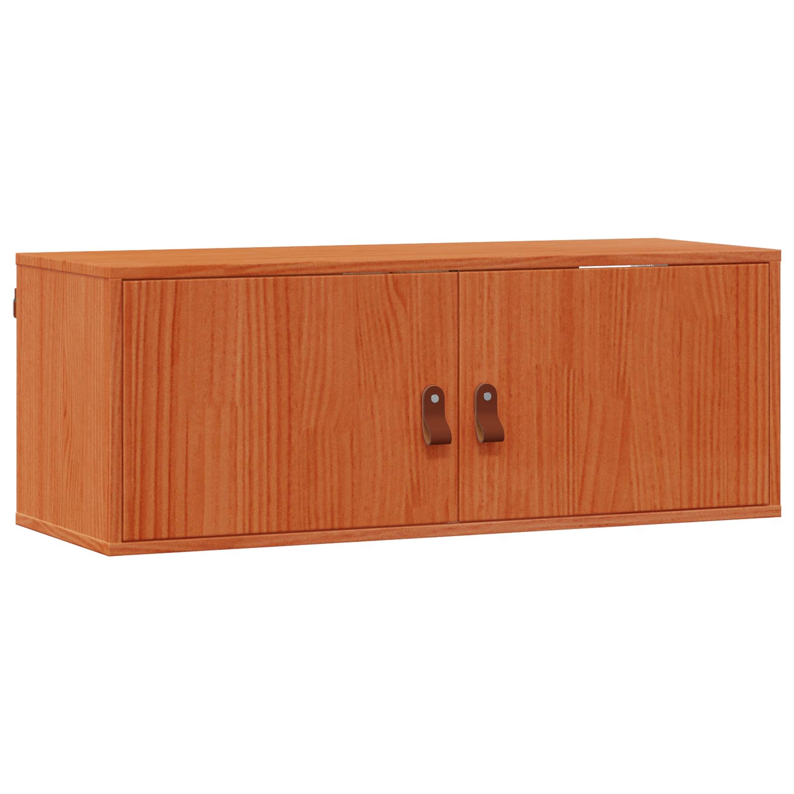 Wandschrank 80x30x30 cm Massivholz Kiefer