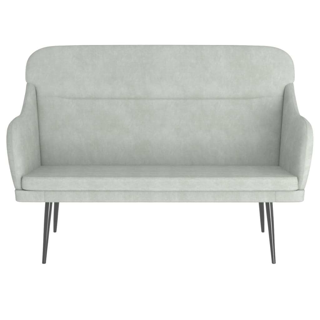 Sitzbank Dunkelgrün 110x76x80 cm Samt