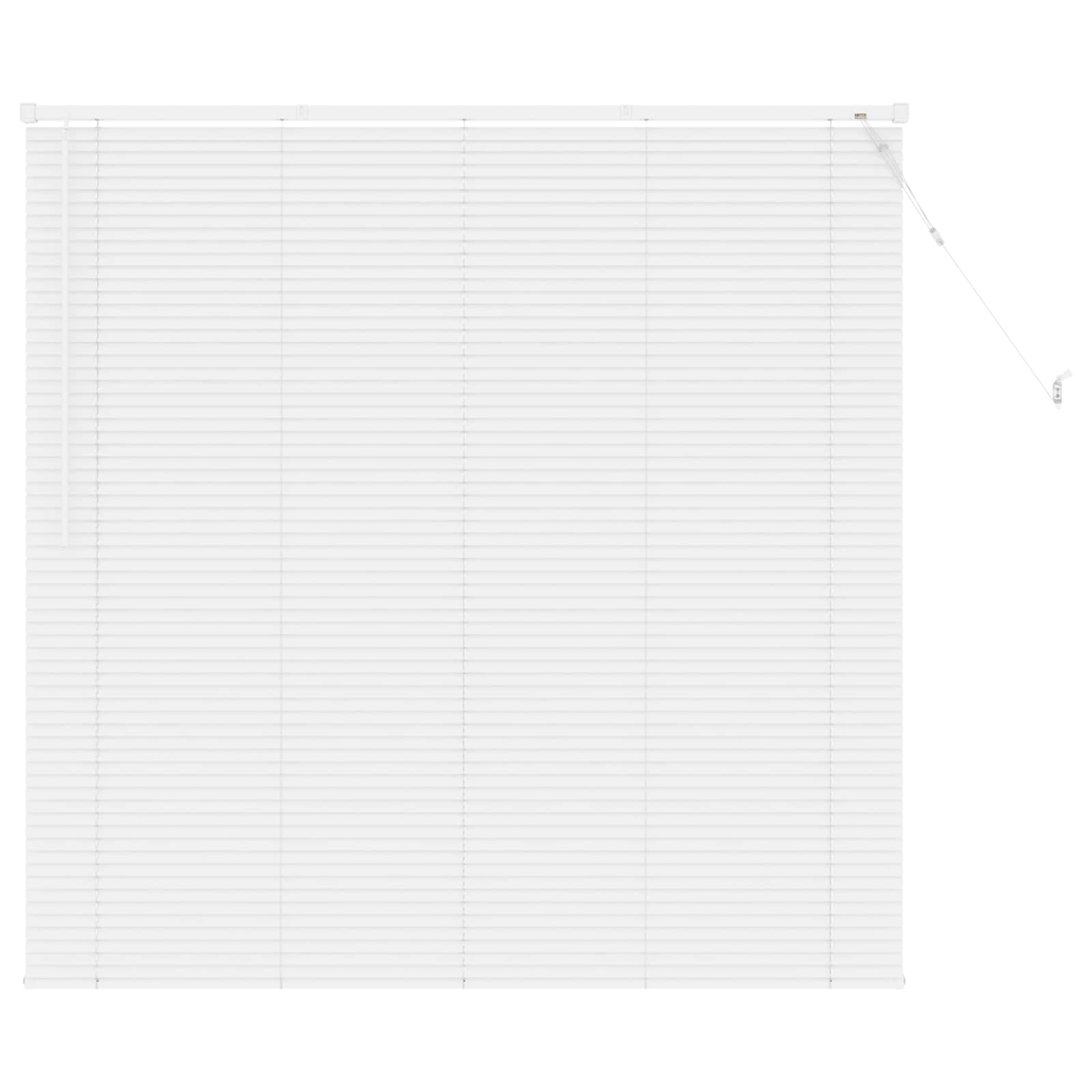 Jalousie Silber Grau 150 x 40 cm 25 mm PVC