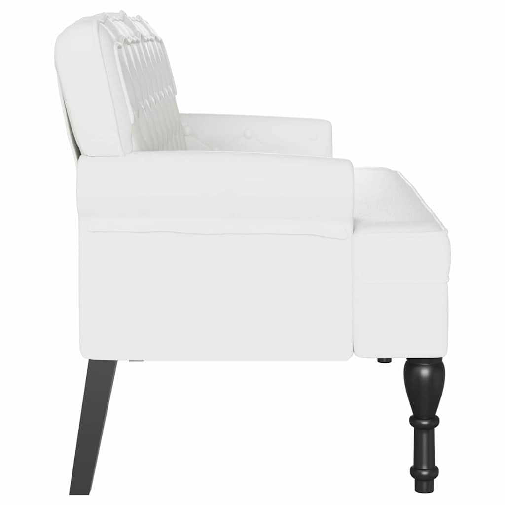 Chesterfield Bank Braun 119,5 x 64,5 x 75 cm Kunstleder