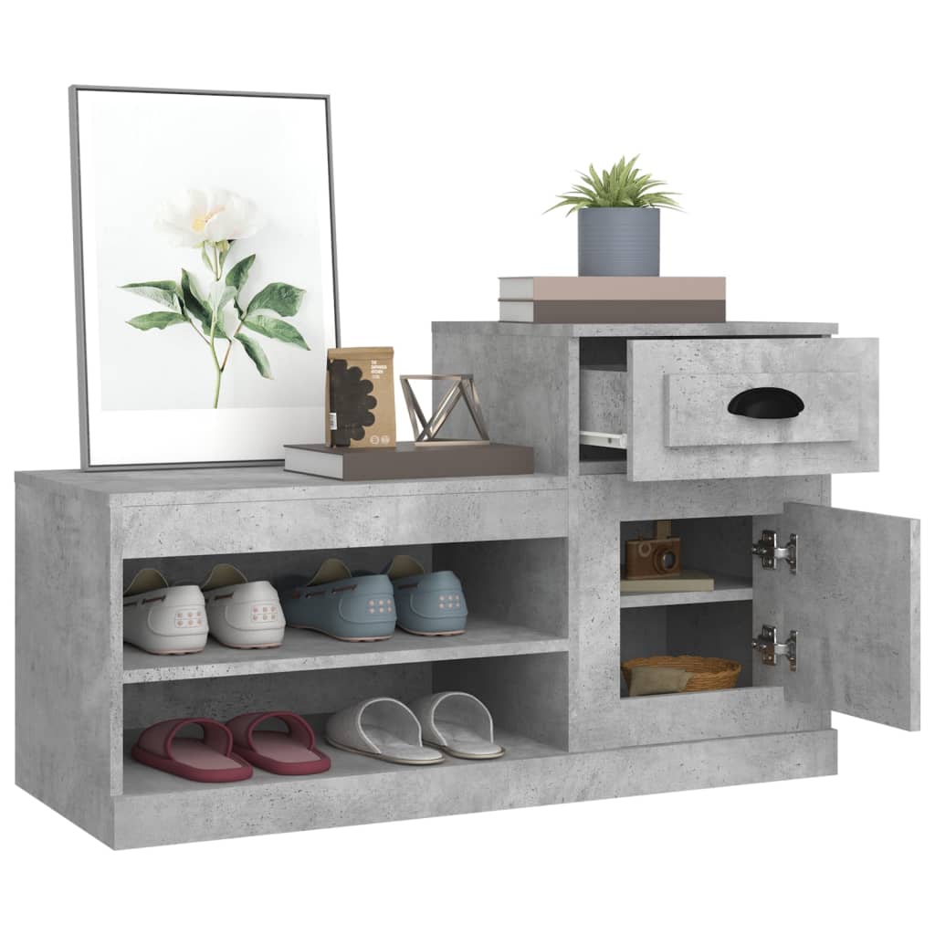 Schuhschrank Weiß 100x42x60 cm Holzwerkstoff