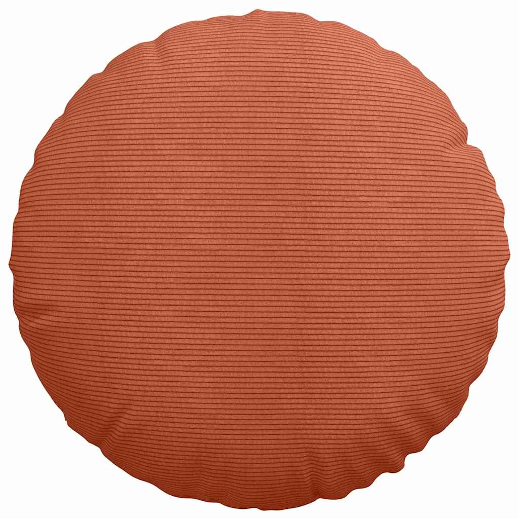 Sitzkissen 2 pcs Hellgrau Ø30 x 13 cm Cordstoff
