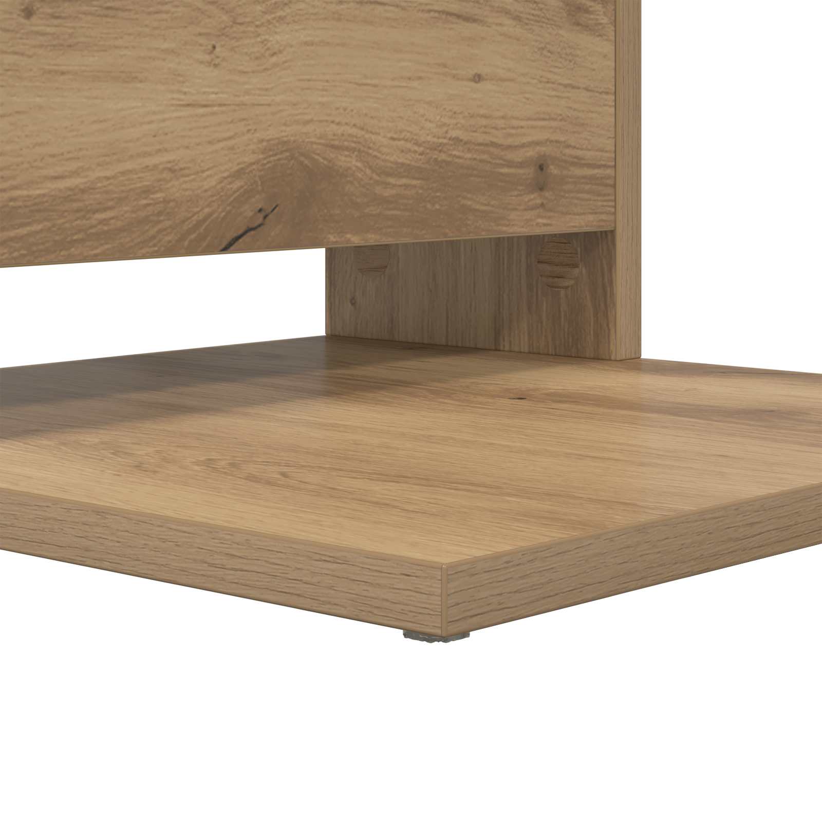 Beistelltisch Weiß 40 x 35 x 60,5 cm Holzwerkstoff